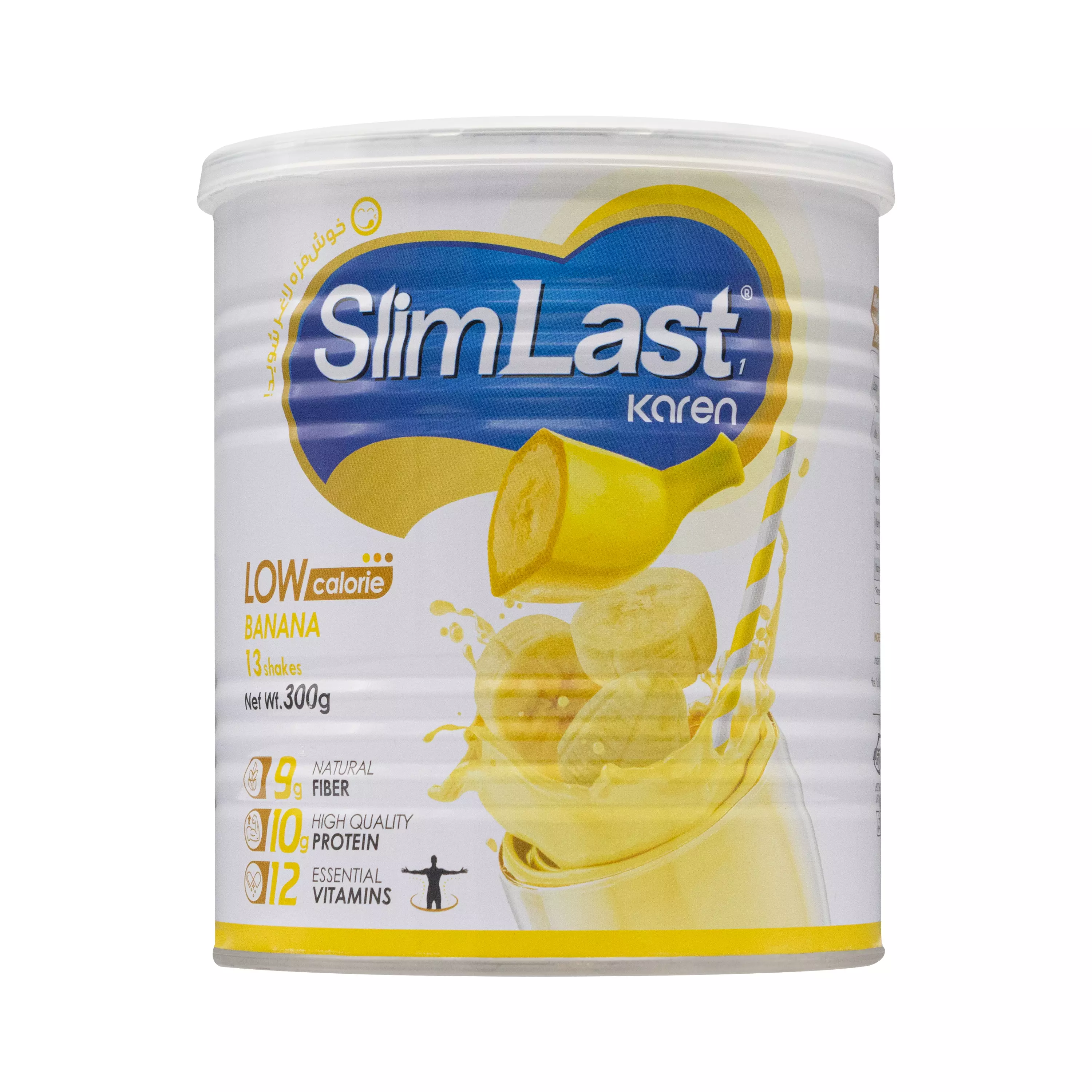 پودر اسلیم لست 1 با طعم موز کارن