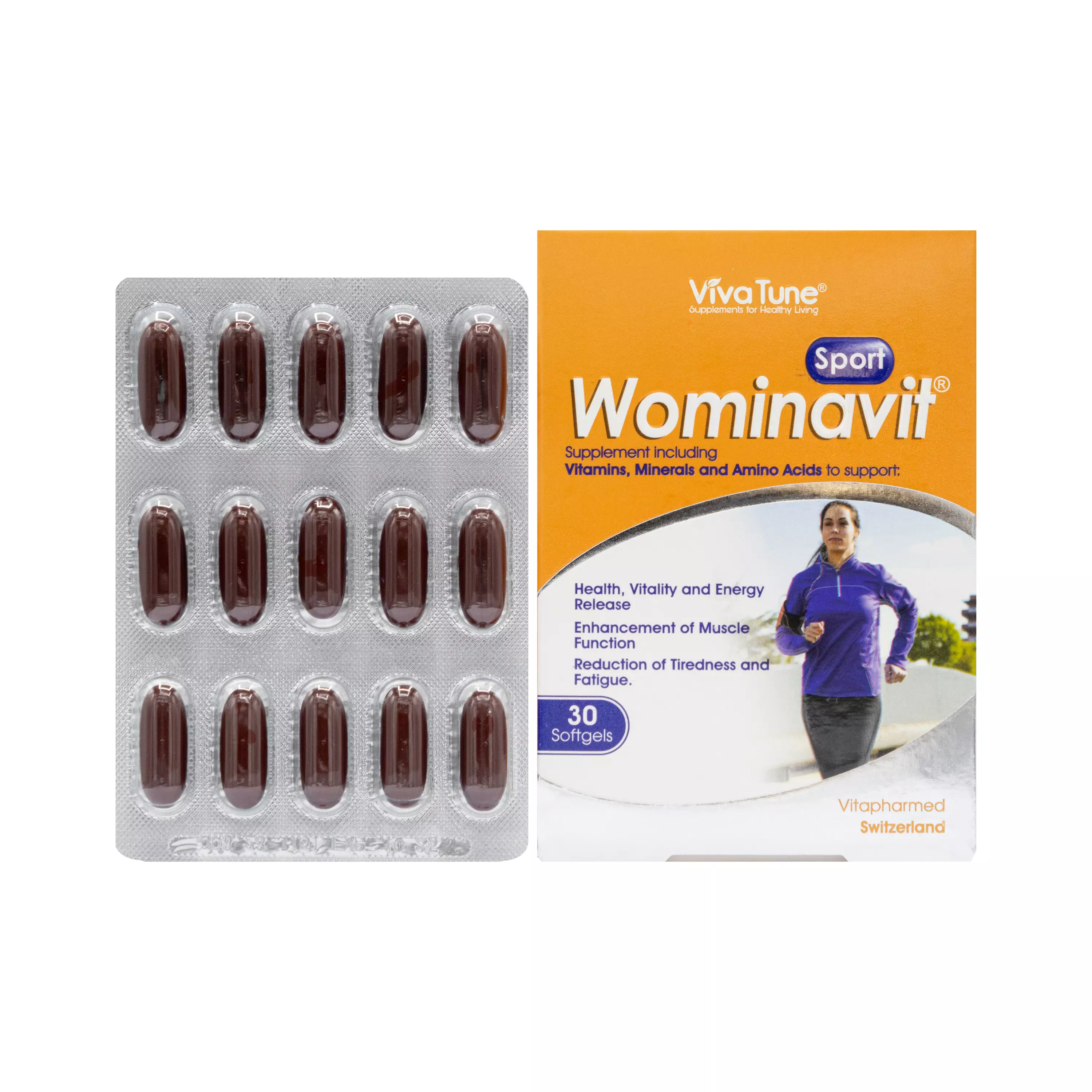 کپسول نرم ومیناویت اسپورت ویواتیون ویتا فارمد