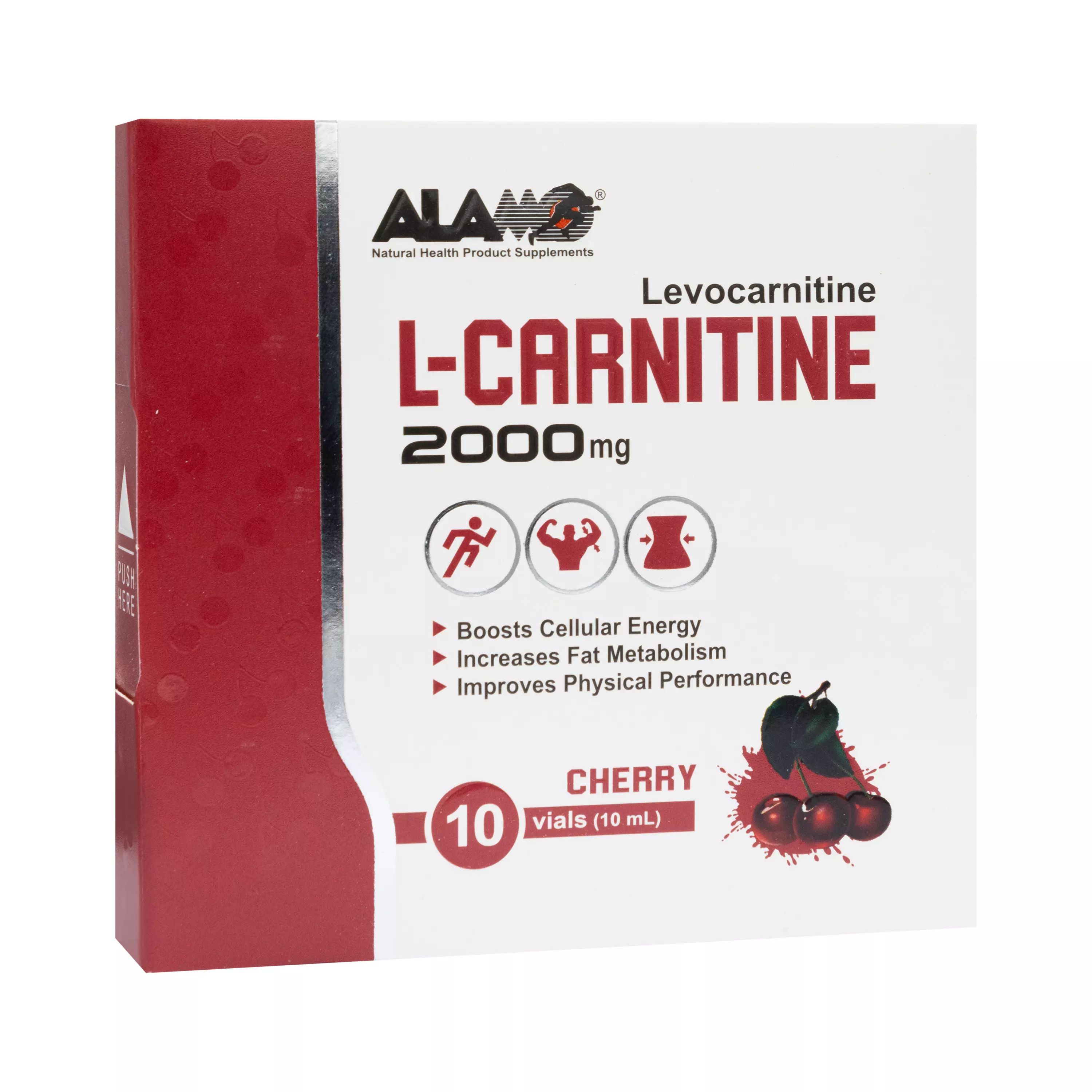 ویال خوراکی ال کارنیتین لووکارنیتین 2000 با طعم آلبالو آلامو