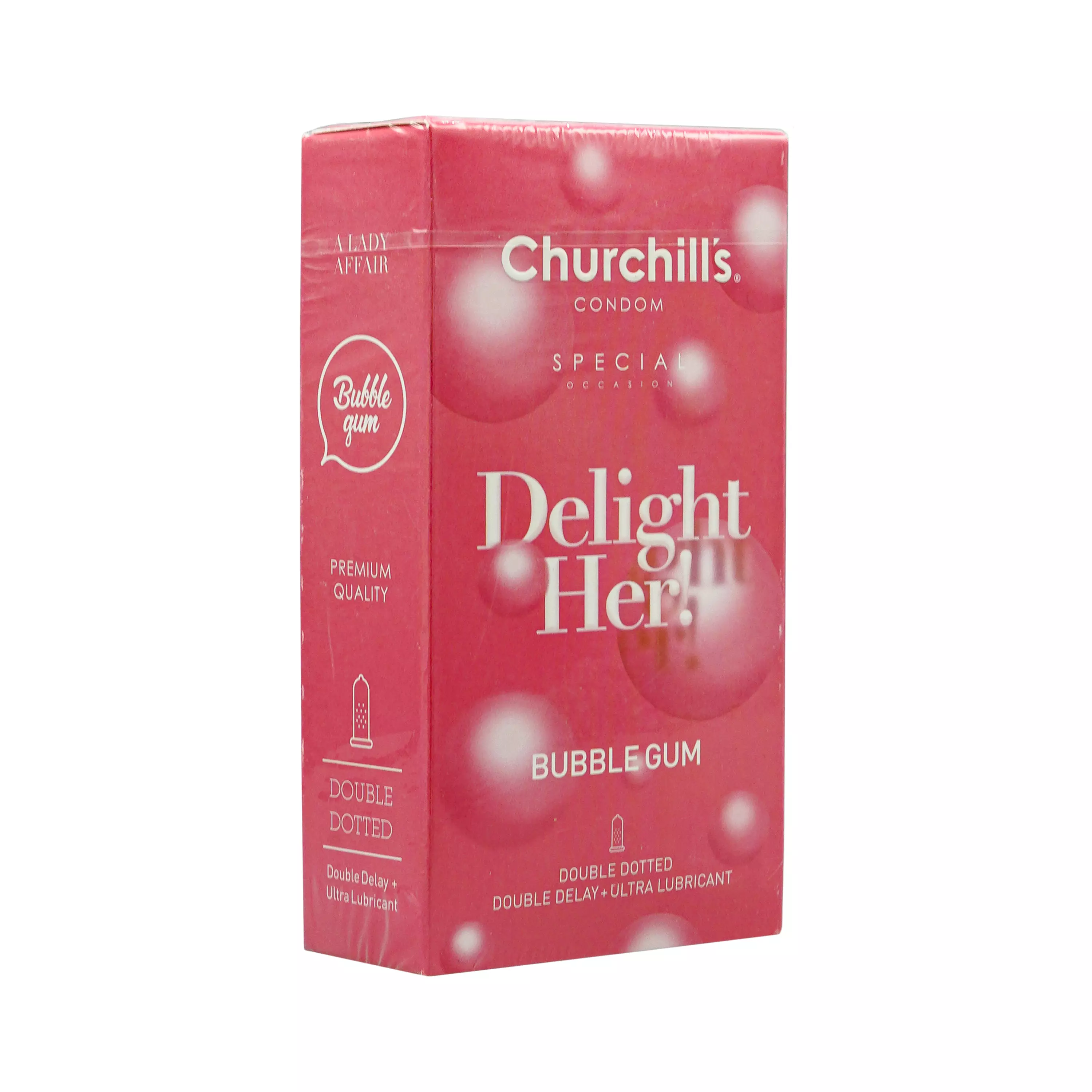 کاندوم خاردار آدامس بادکنکی تاخیری 12عددی چرچیلز