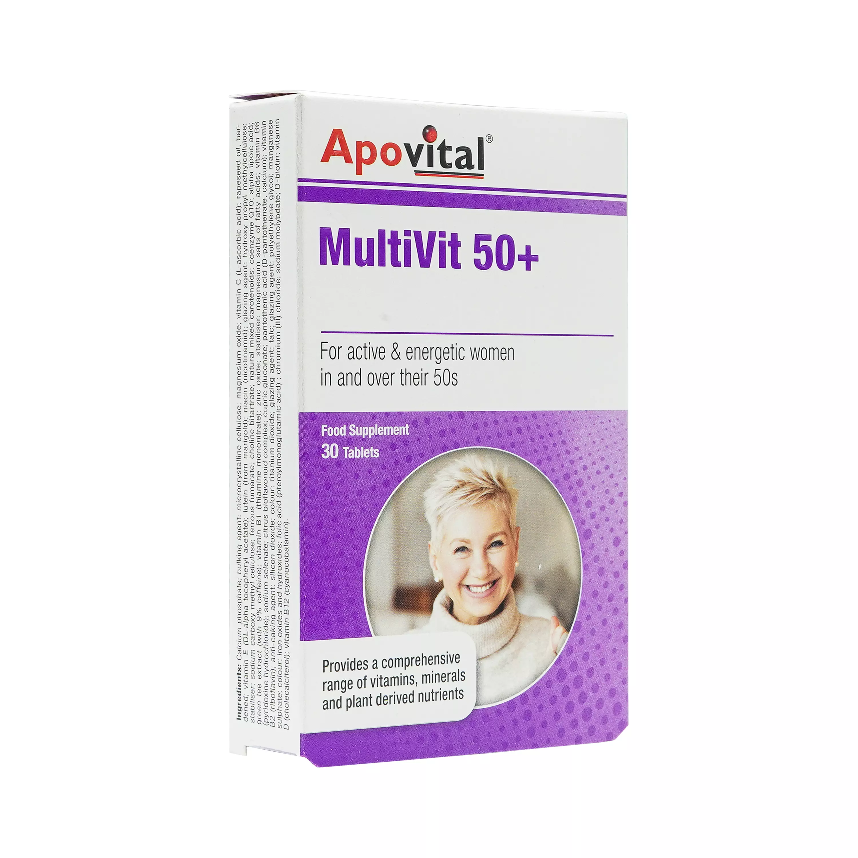 قرص مولتی ویت بانوان بالای 50 سال آپوویتال