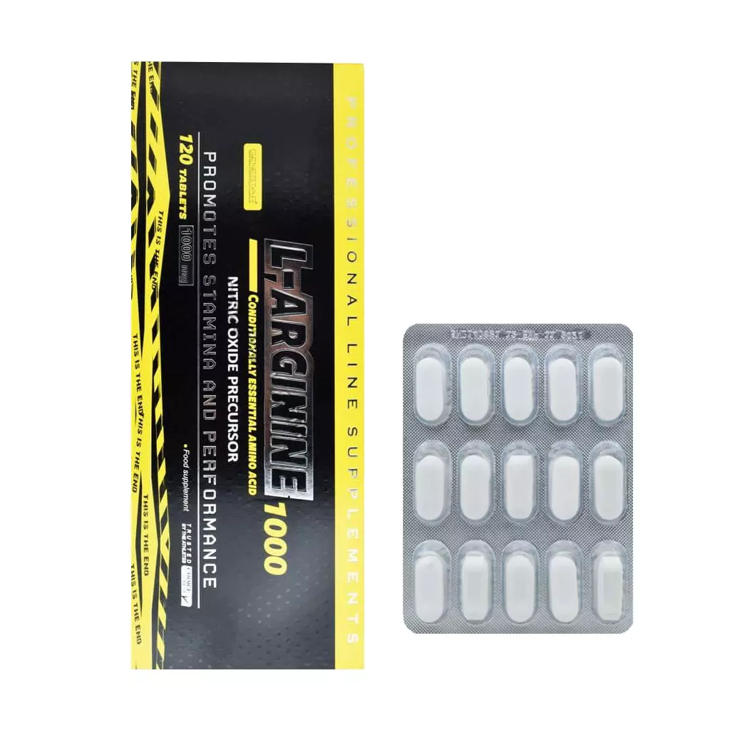 قرص ال آرژنین 1000 میلی گرم 120 عددی ژن استار