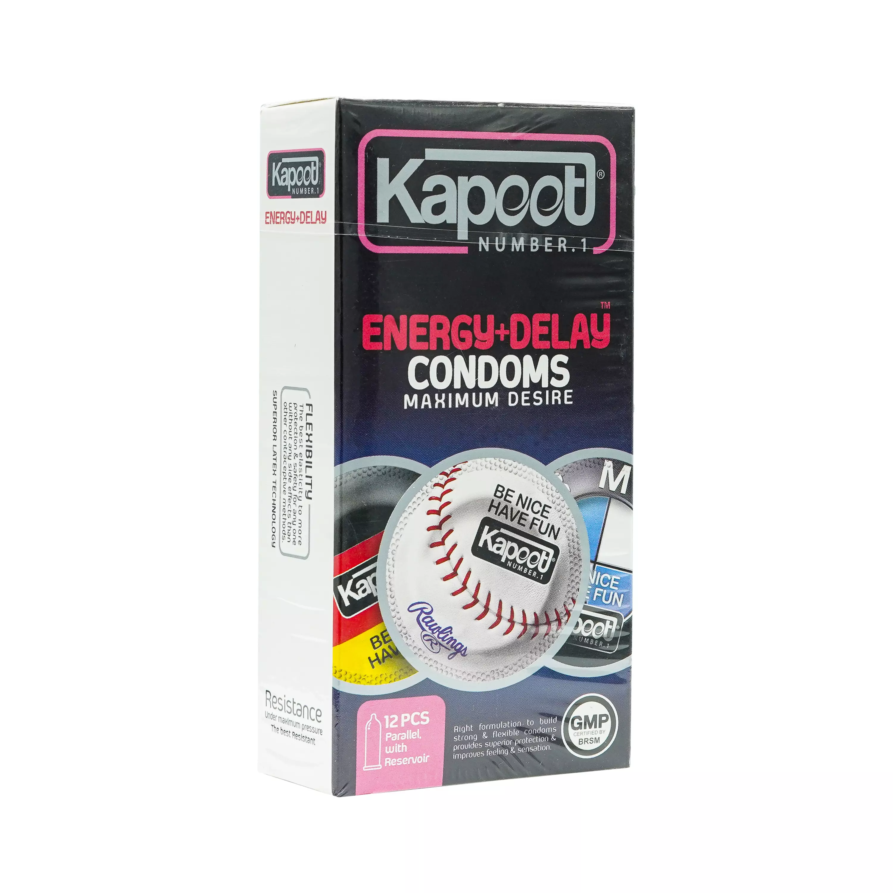 کاندوم energy+dealy استیکری 12 عددی کاپوت