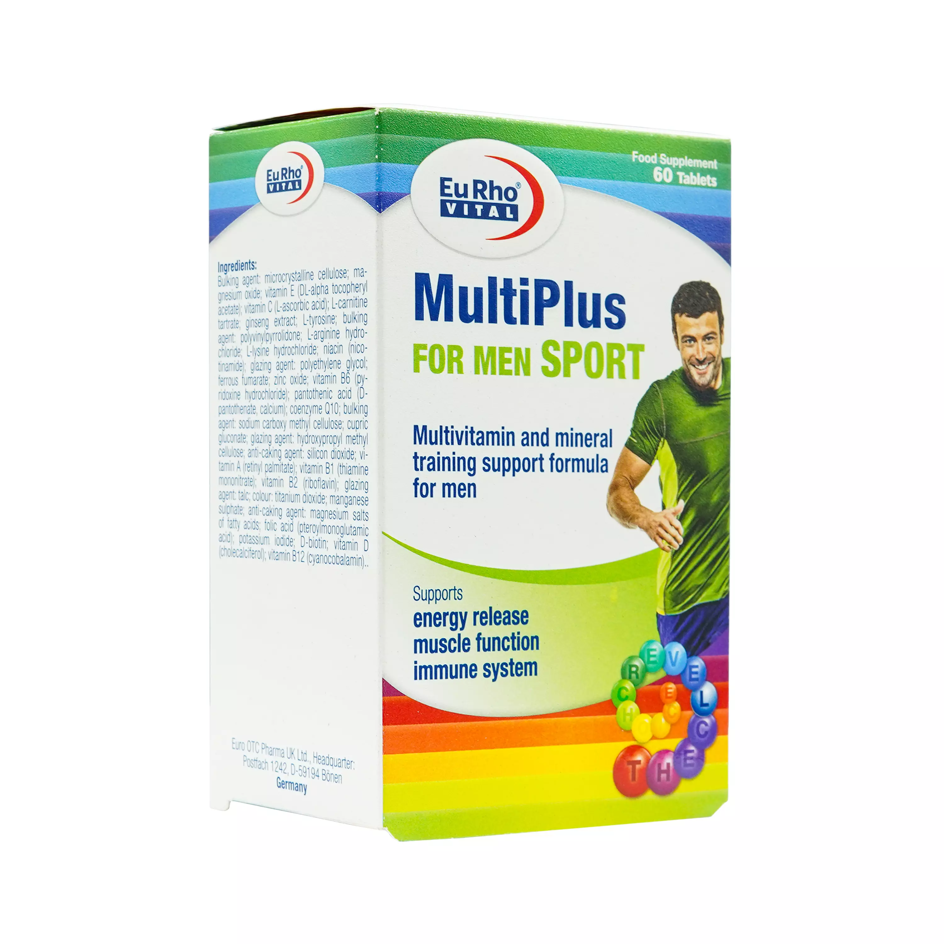 قرص مولتی پلاس فور من اسپرت یورو ویتال