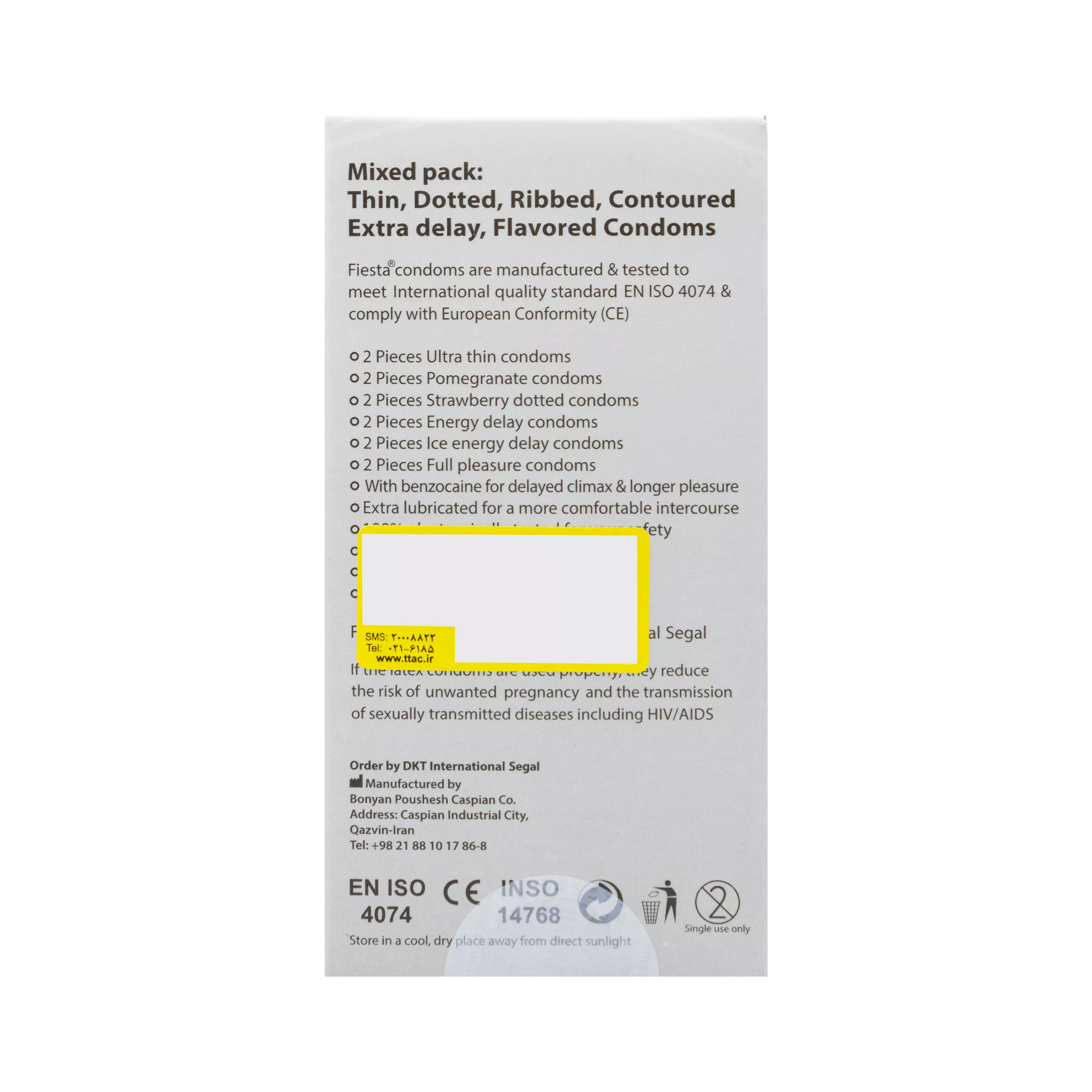 کاندوم میکس پلژر 12 عددی فیستا