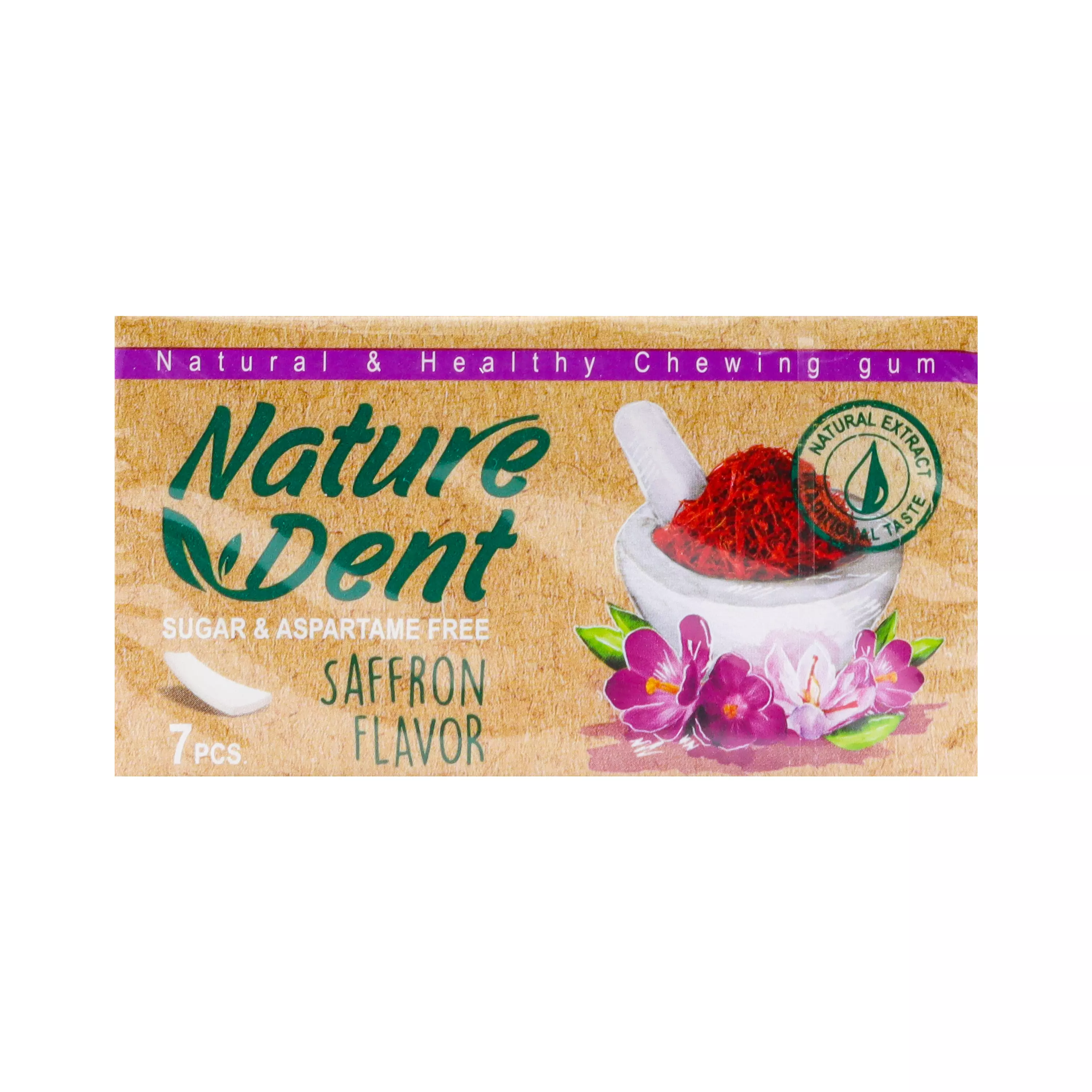 آدامس زعفرانی نیچر دنت