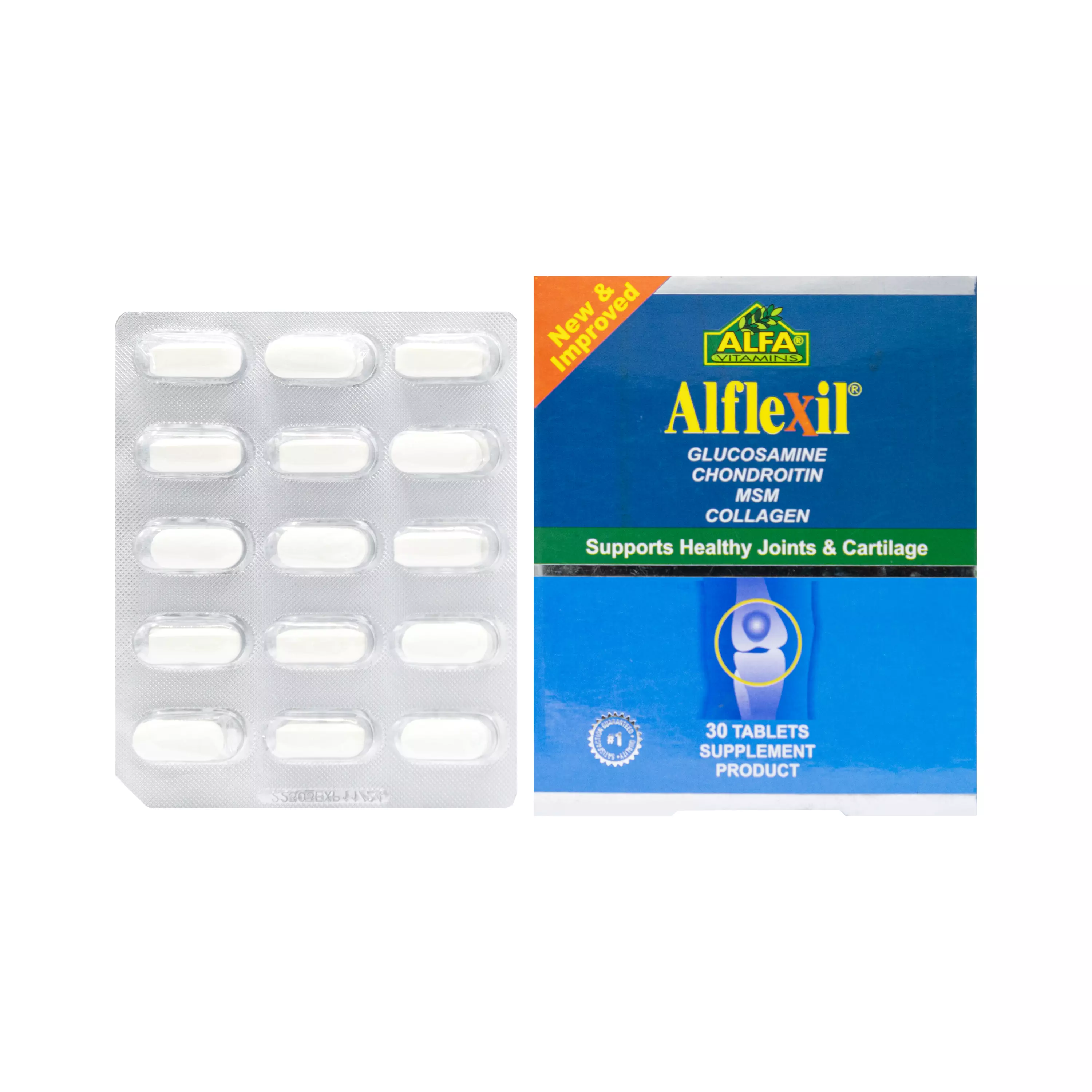 قرص آلفلکسیل ورقه ای 30 عددی آلفا ویتامینز