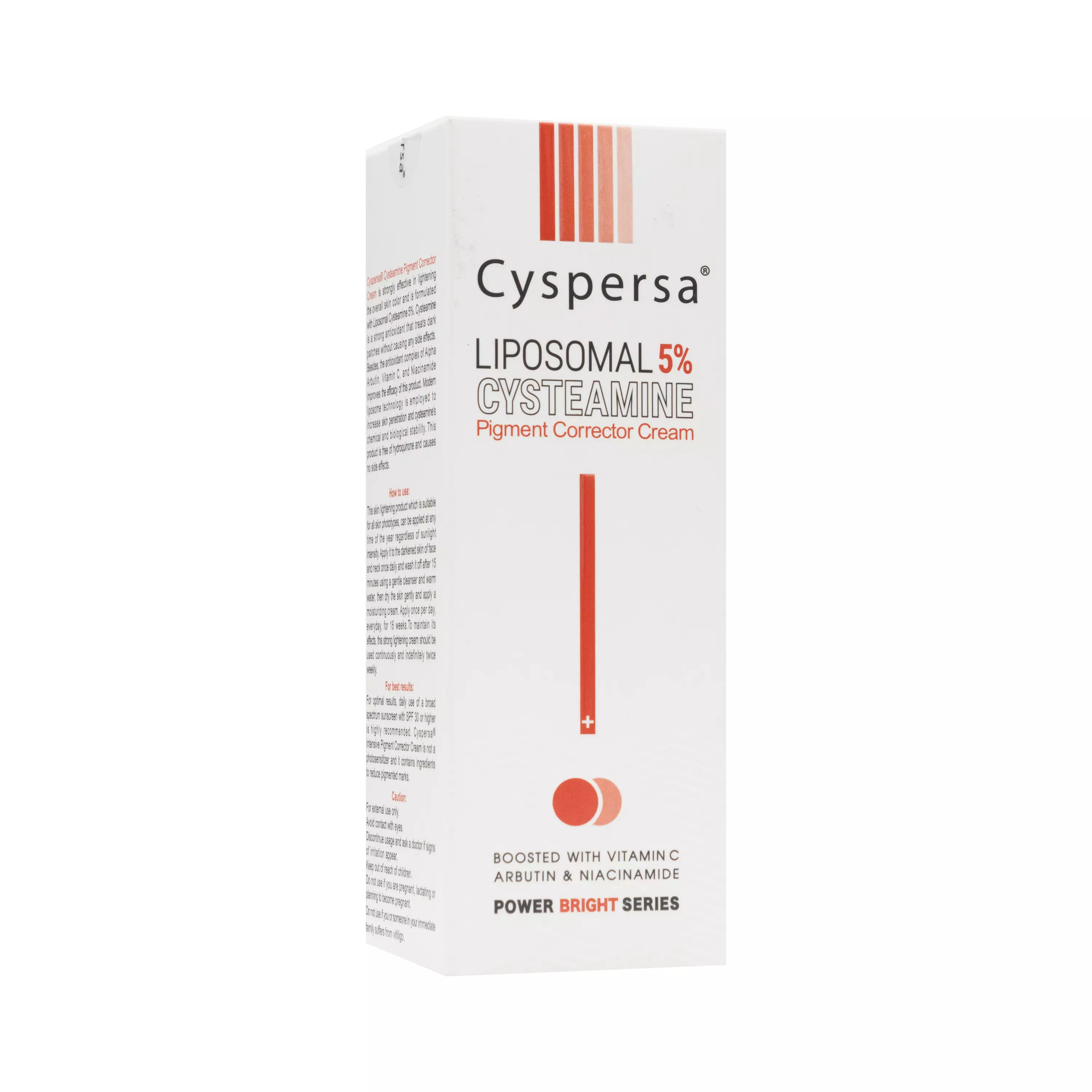 کرم ضد لک قوی سیستئامین لیپوزومال سیسپرسا