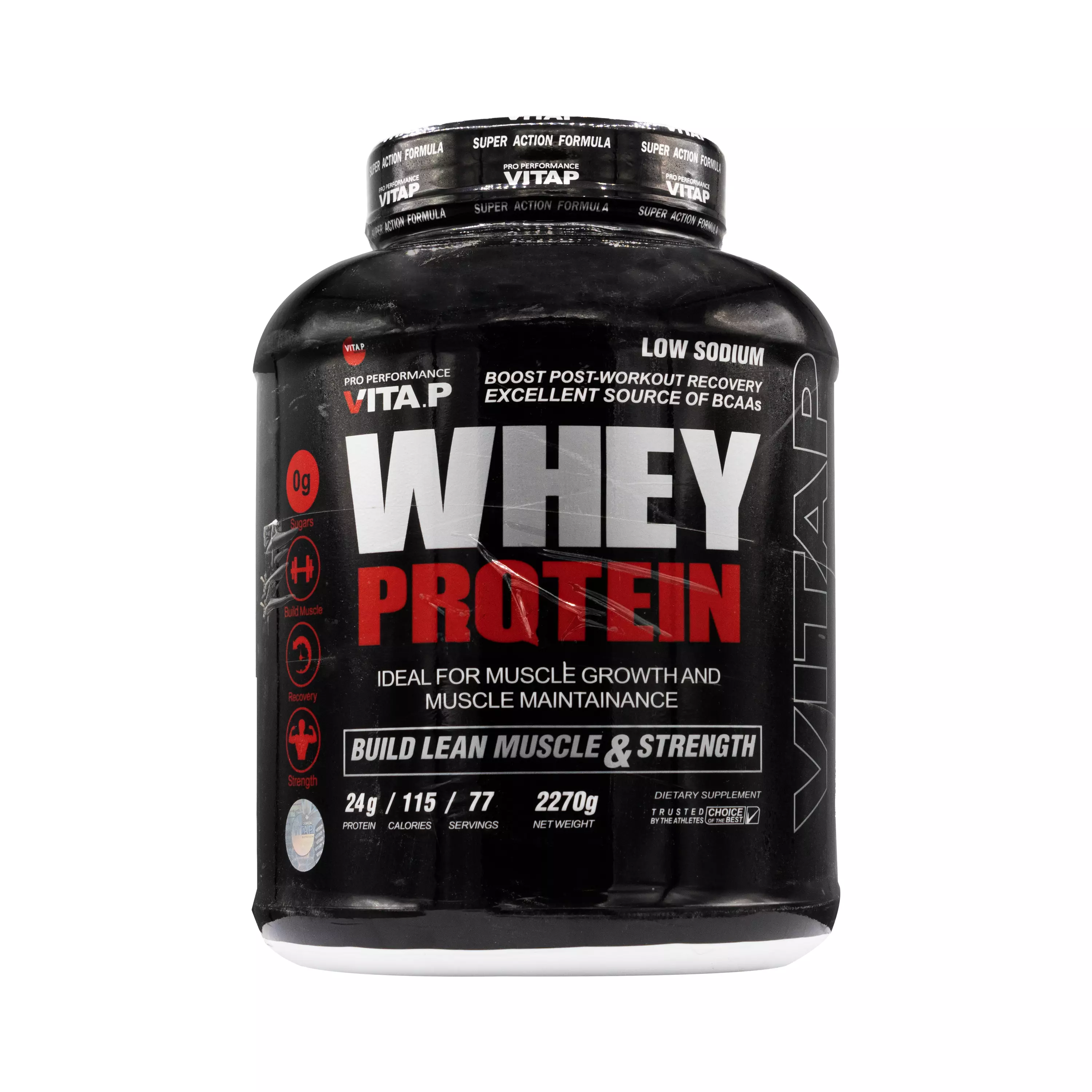 پودر وی پروتئین با طعم دبل شکلات 2270 گرمی ویتاپی