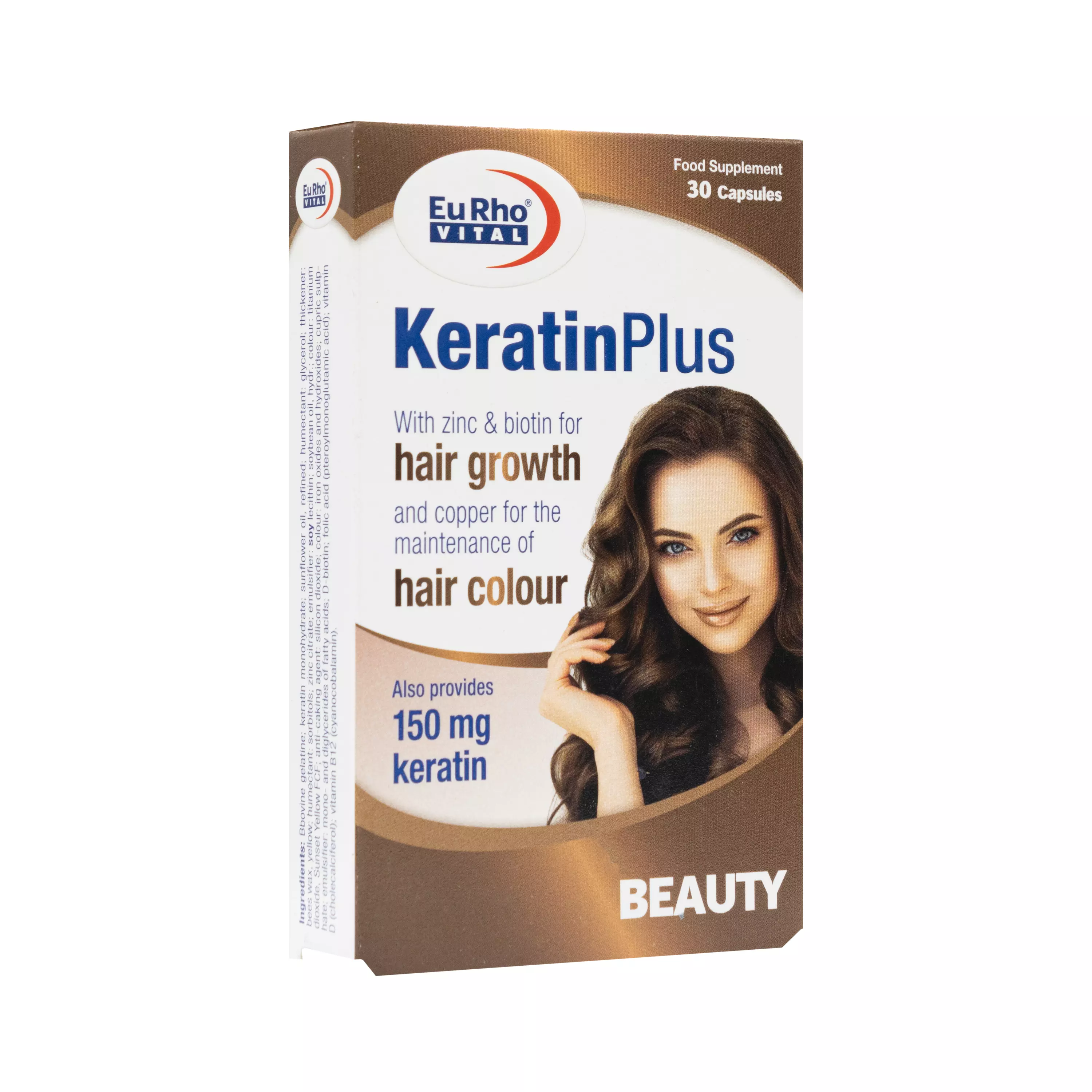 کپسول کراتین پلاس 30 عددی یورو ویتال