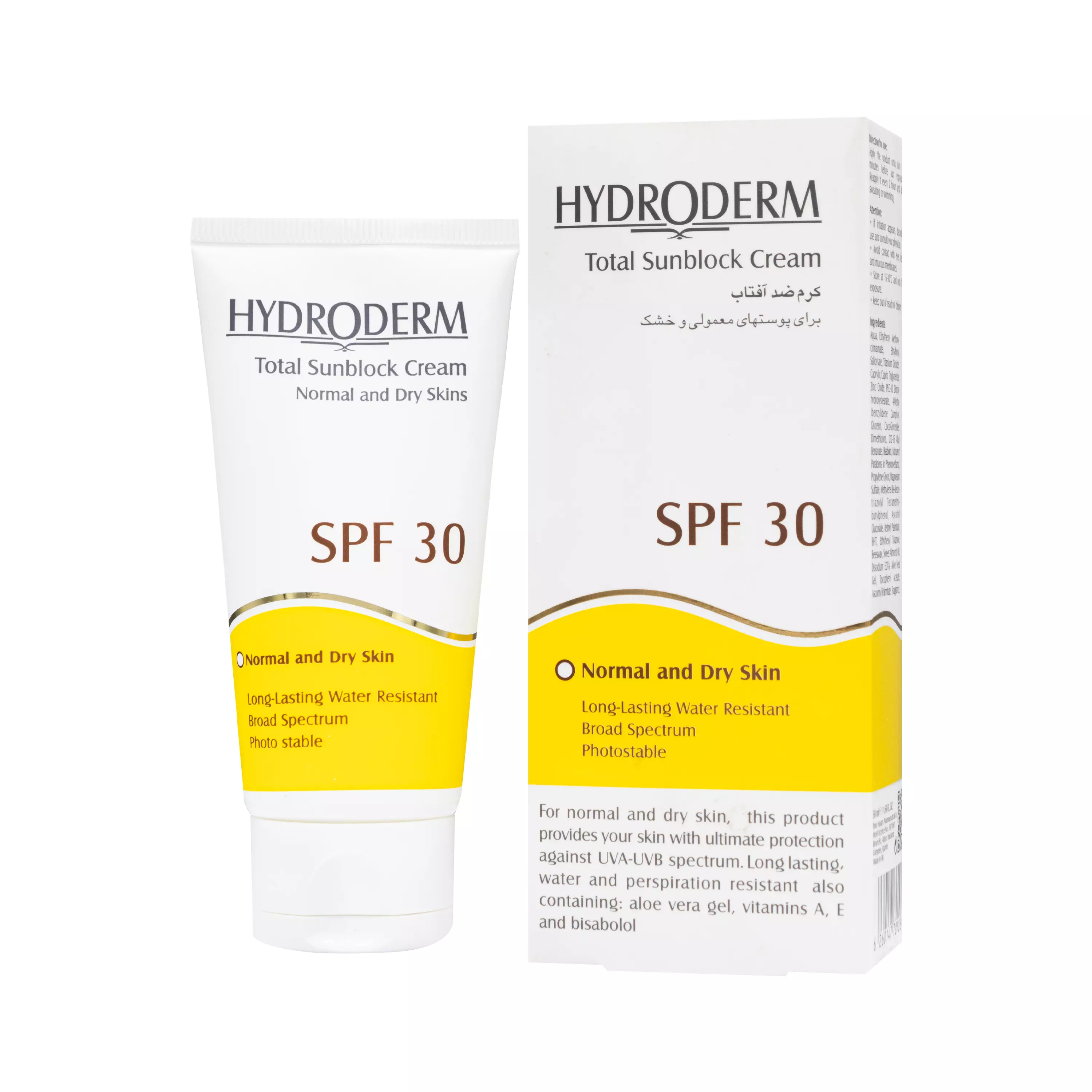کرم ضد آفتاب SPF30 ساده هیدرودرم