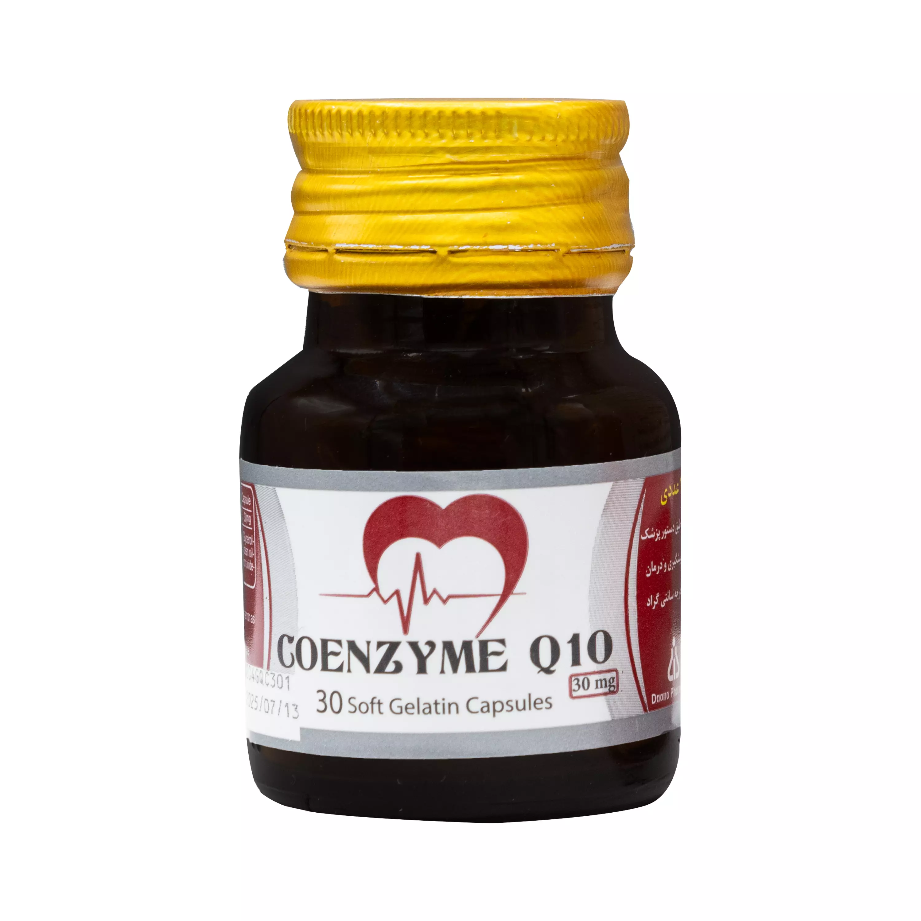 کپسول کوآنزیم کیوتن 30 میلی گرم دانا