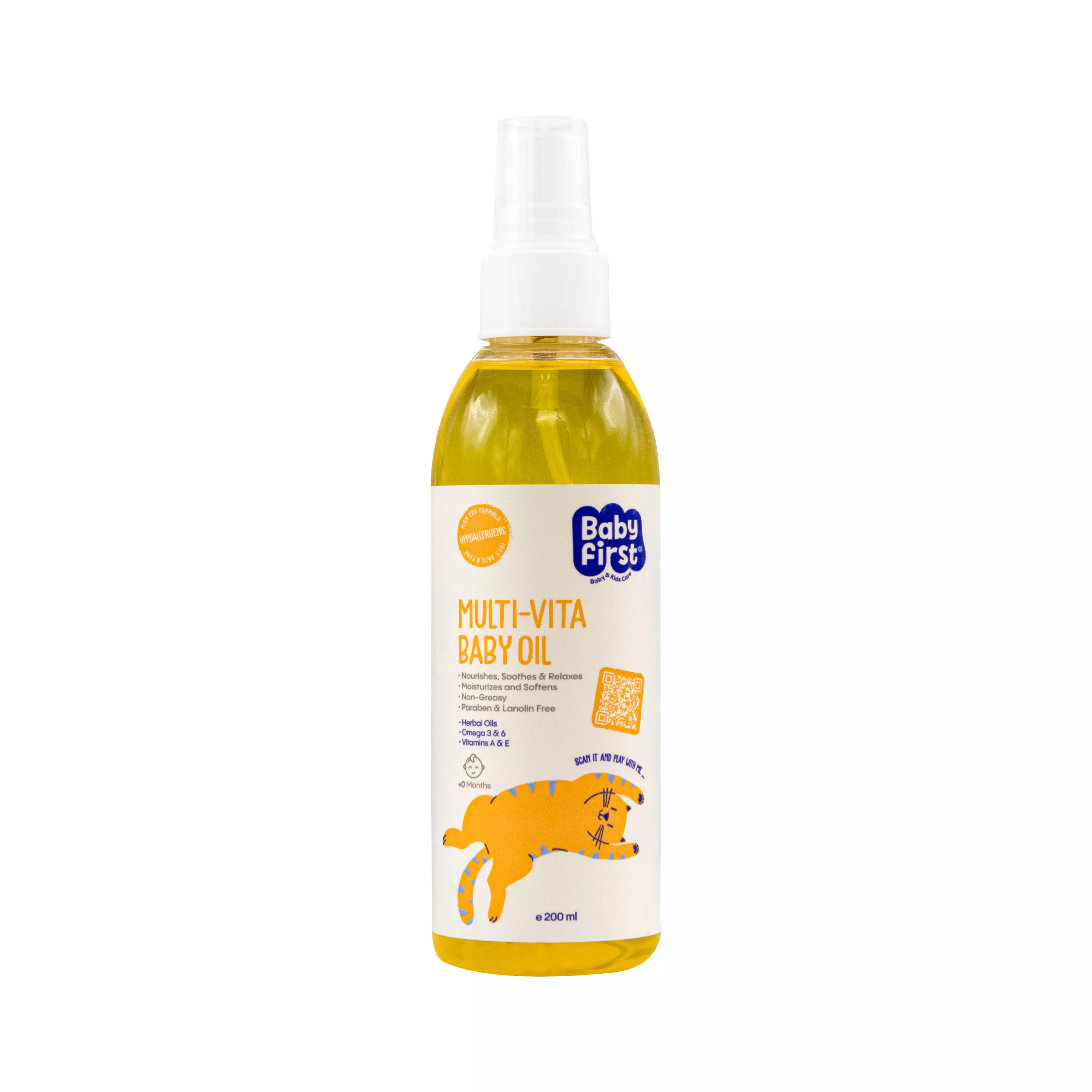 روغن بچه ویتامینه بیبی فرست