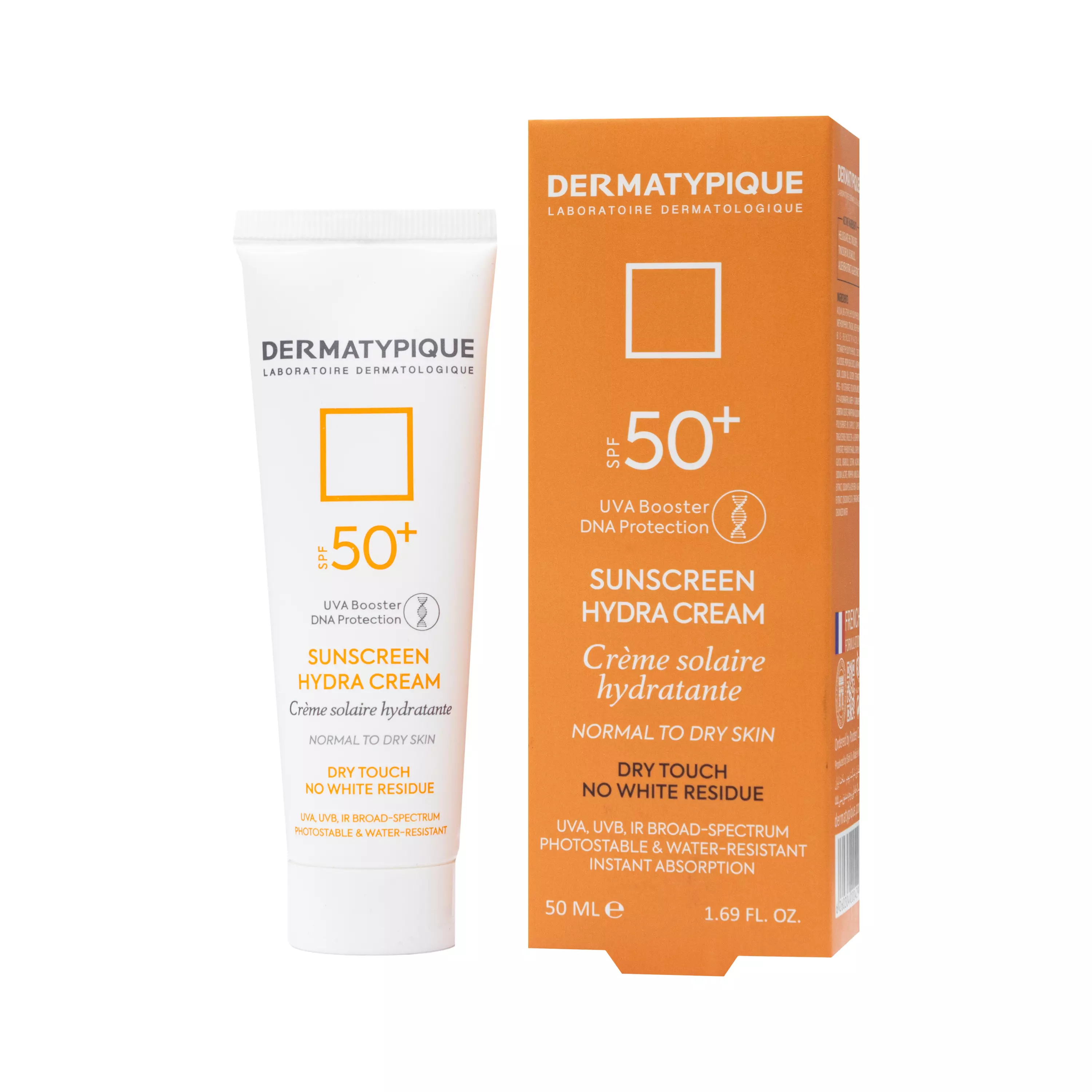 کرم ضد آفتاب بی رنگ پوست خشک +SPF50 درماتیپیک