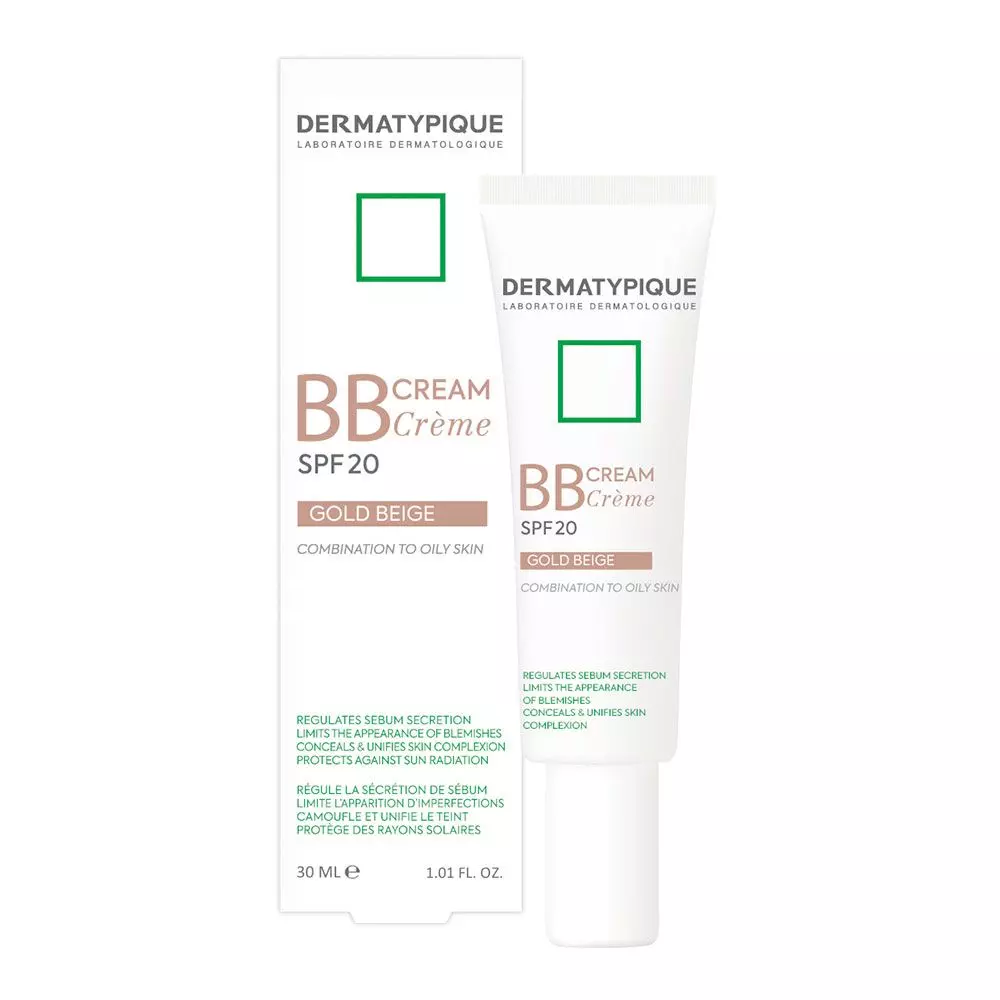 بی بی کرم SPF20 بژ طلایی درماتیپیک
