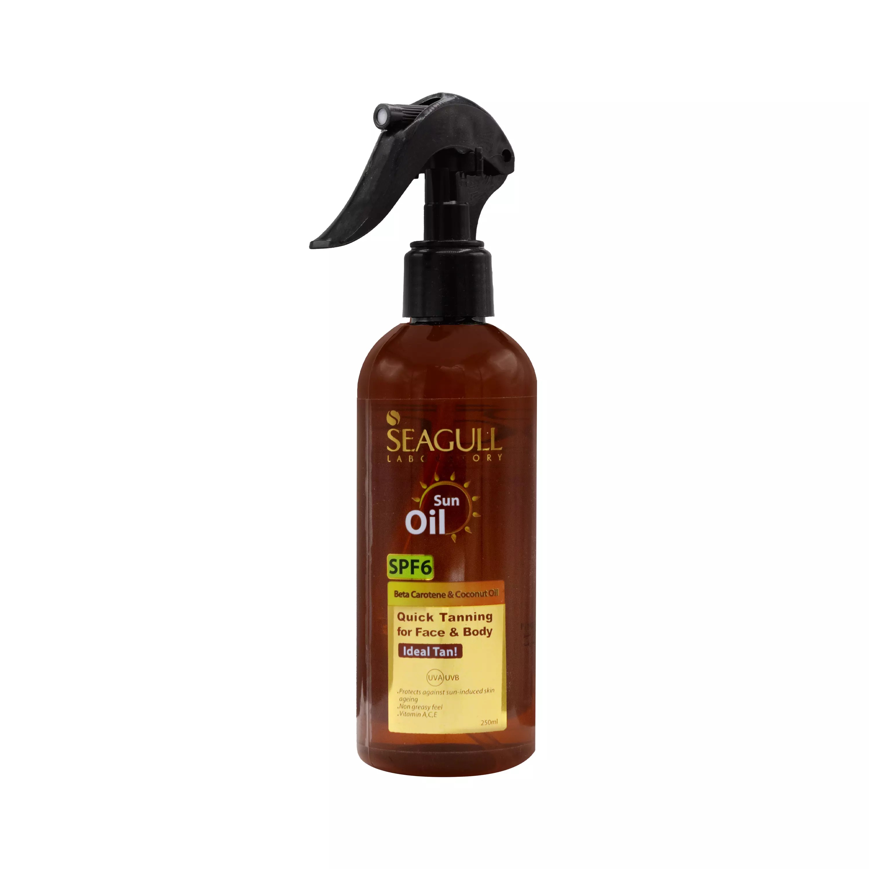 روغن برنزه کننده و ویتامینه SPF6 سی گل