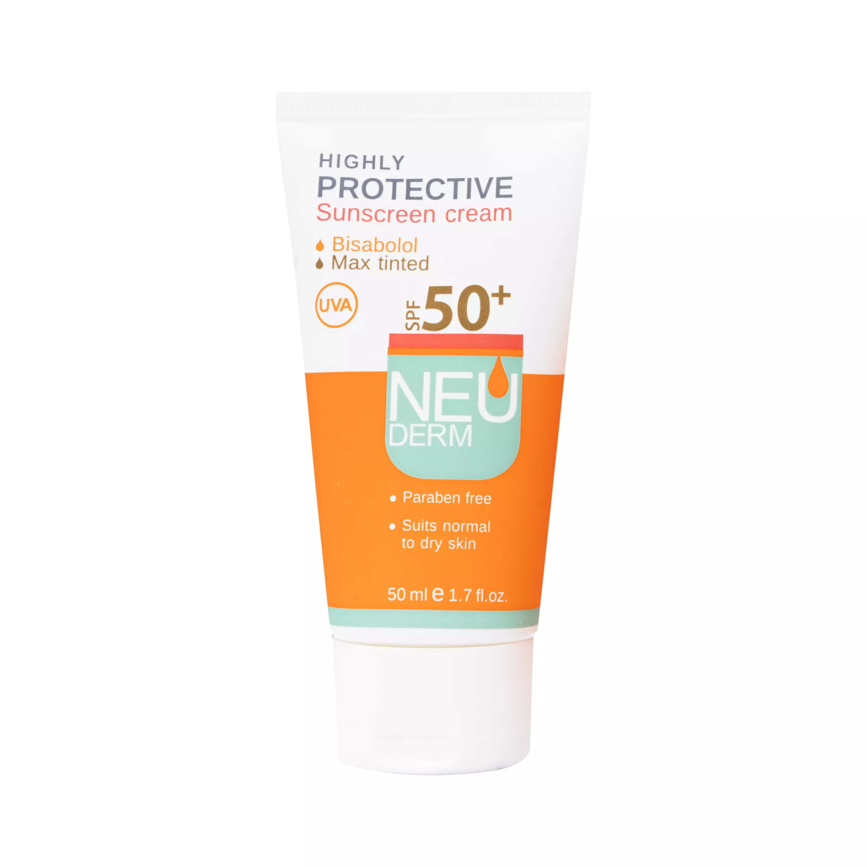کرم ضد آفتاب spf 50 رنگی تیره نئودرم