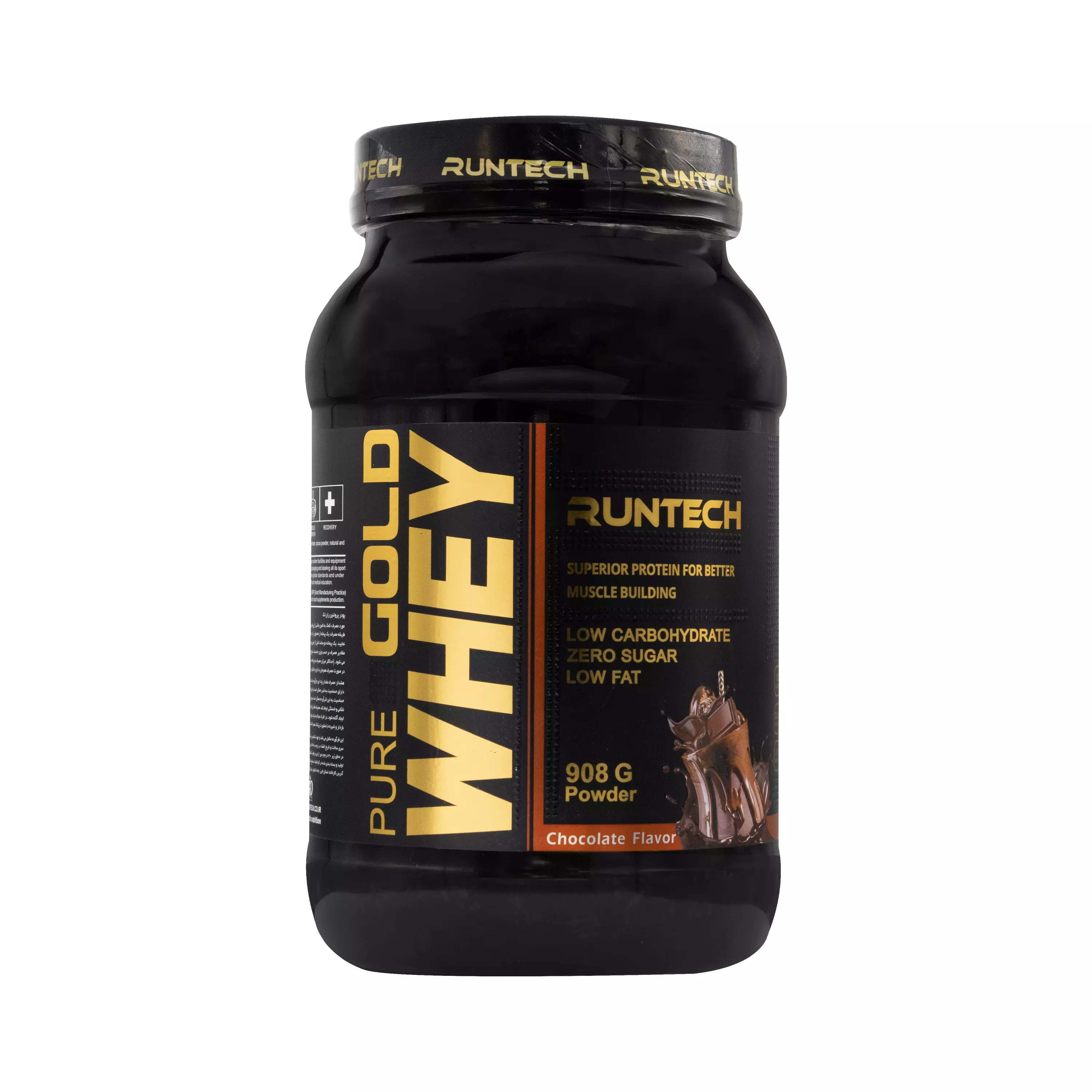 پودر وی گلد شکلاتی 908 گرمی ران تک