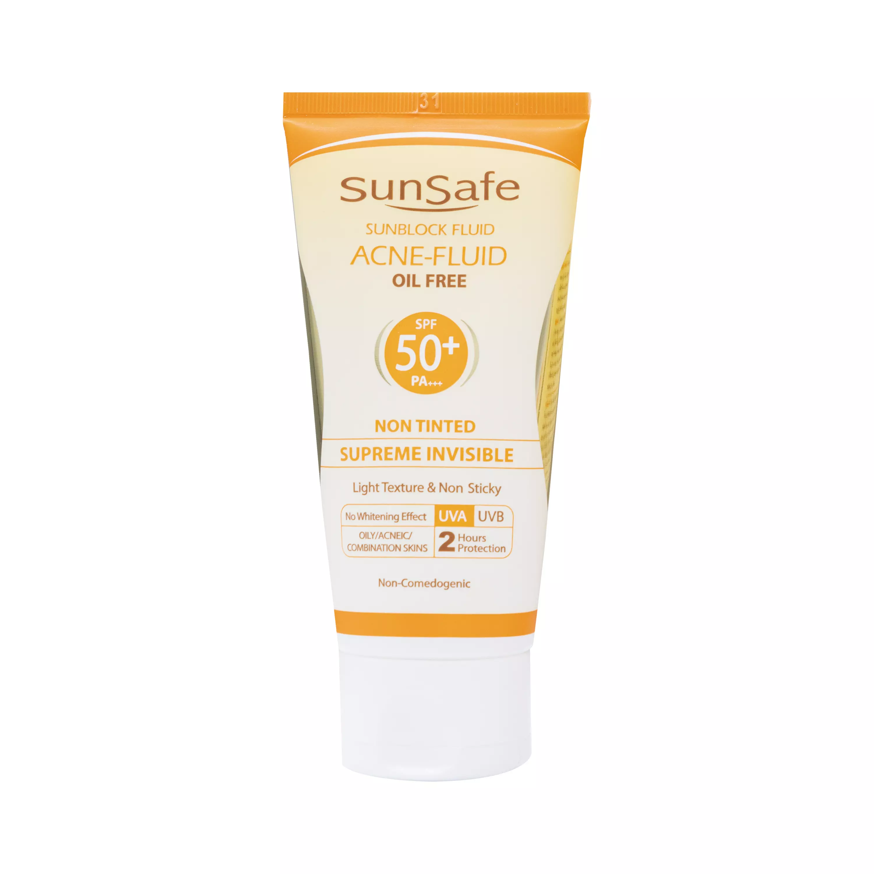 فلوئید ضد آفتاب SPF50 فاقد چربی سان سیف