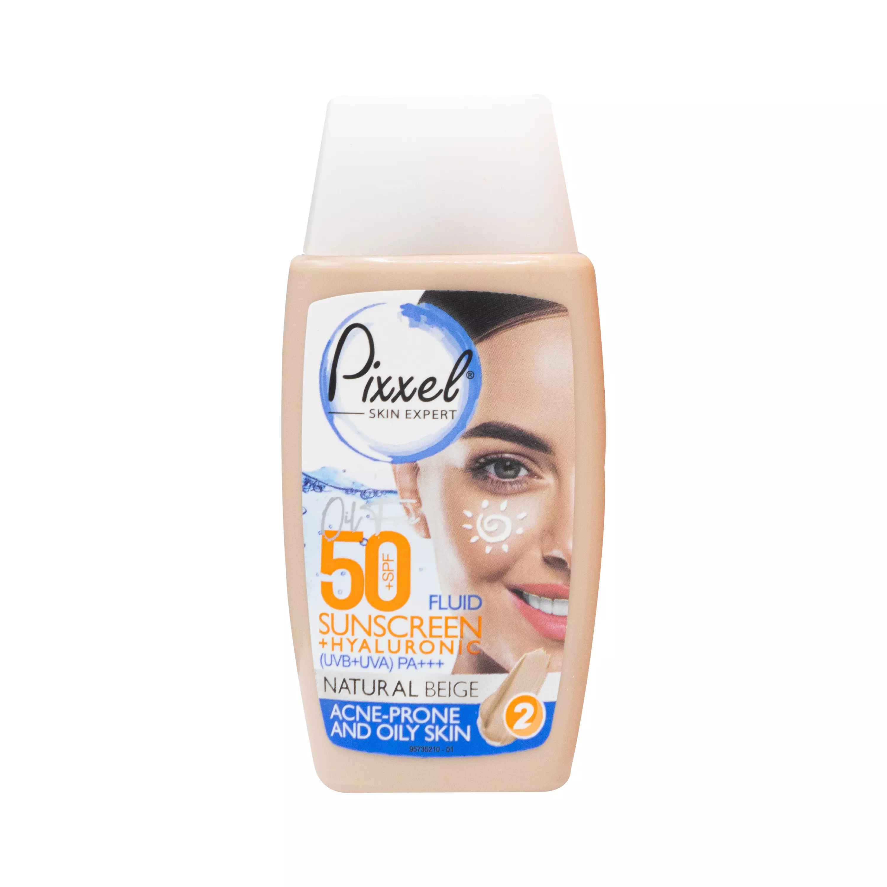 کرم ضد آفتاب SPF50 پوست چرب رنگ بژ طبیعی پیکسل