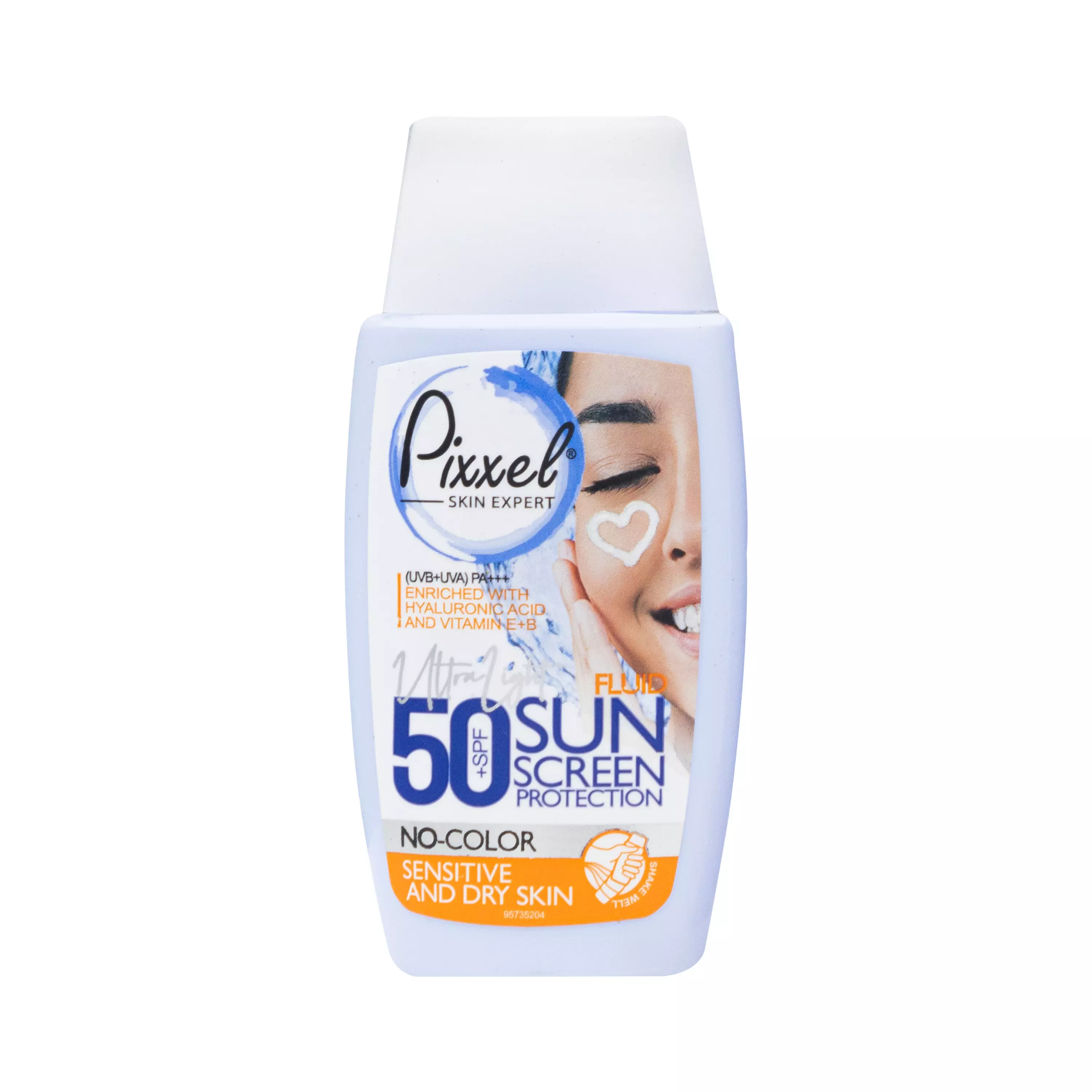 کرم ضد آفتاب SPF50 پوست خشک بی رنگ پیکسل