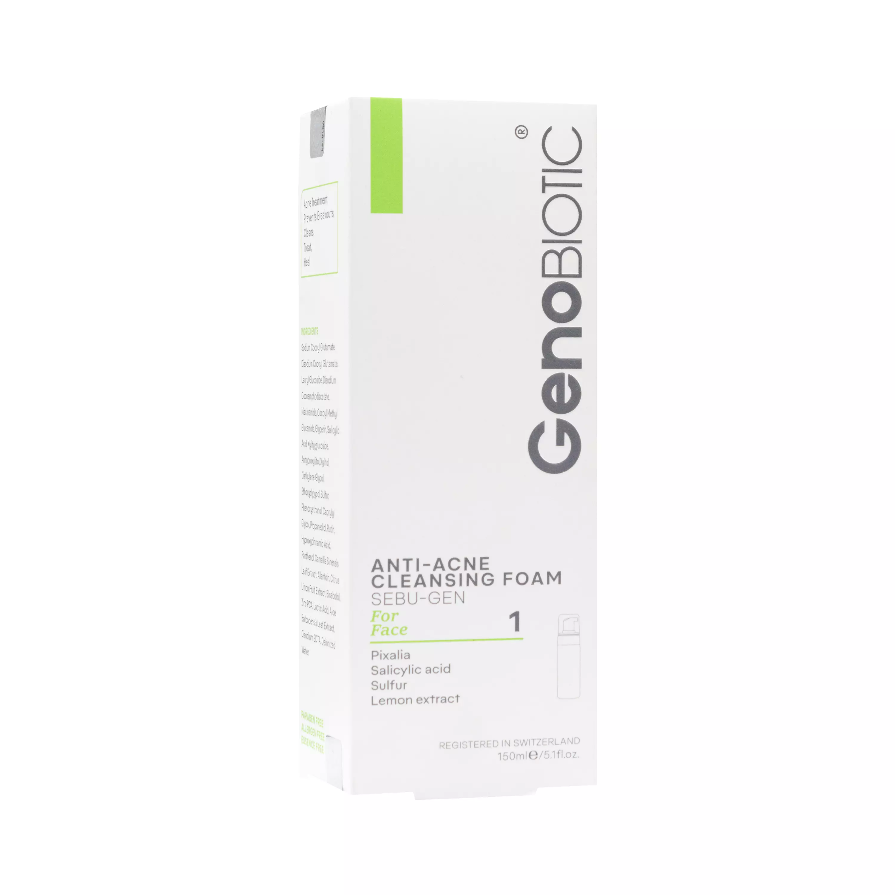 فوم شستشوی ضد آکنه صورت ژنو