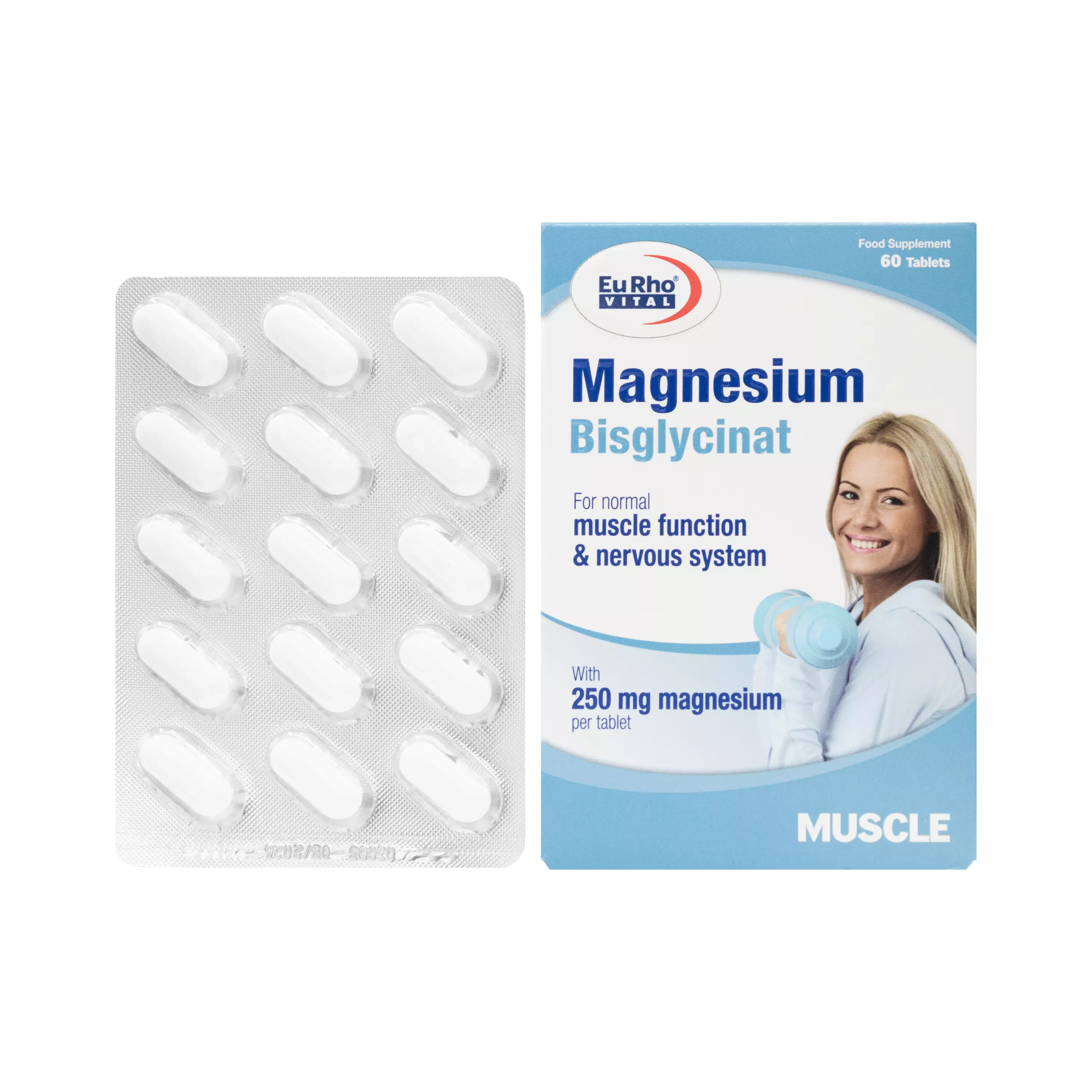 قرص منیزیم بیس گلایسینات یورو ویتال