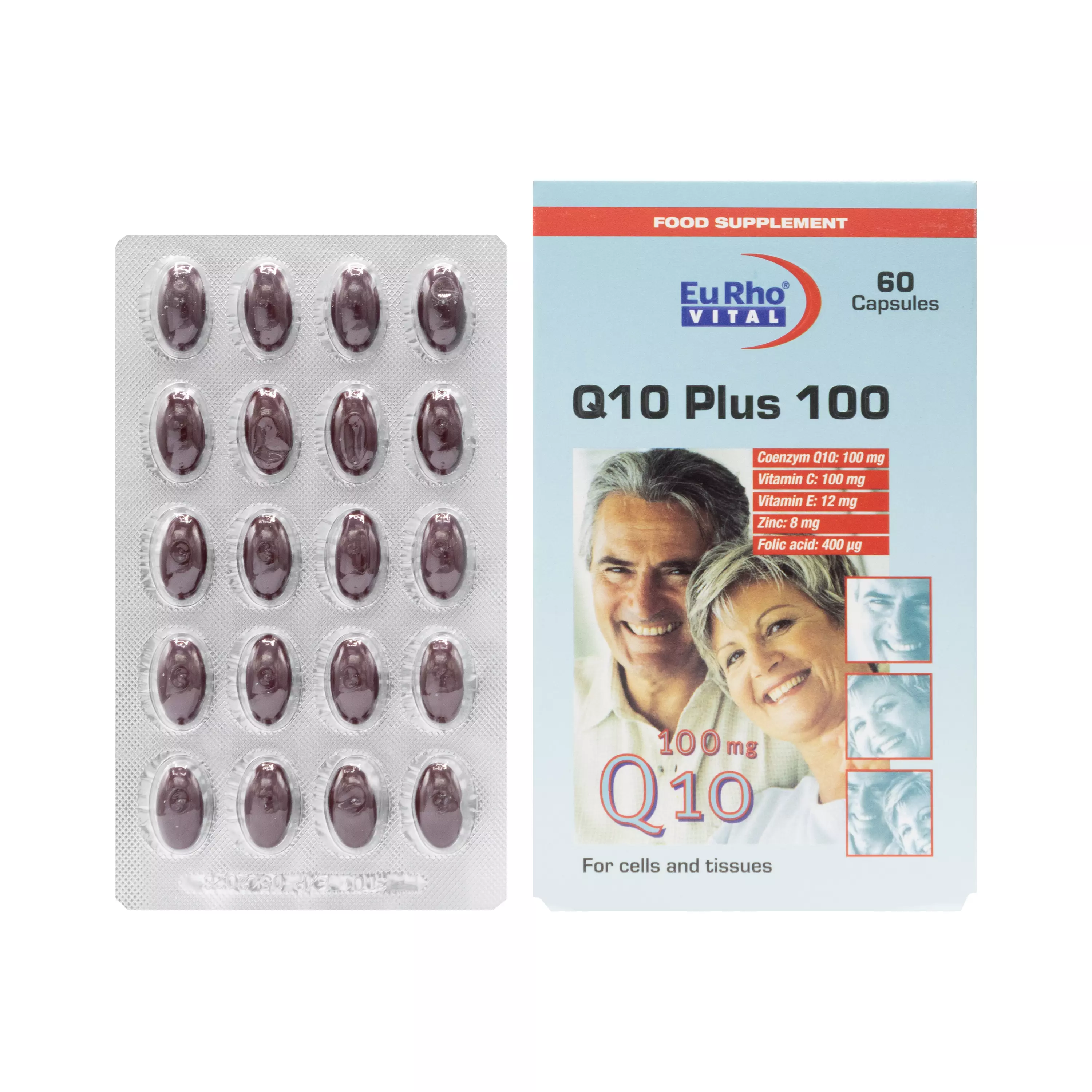 کپسول کیوتن پلاس 100 میلی گرم یورو ویتال