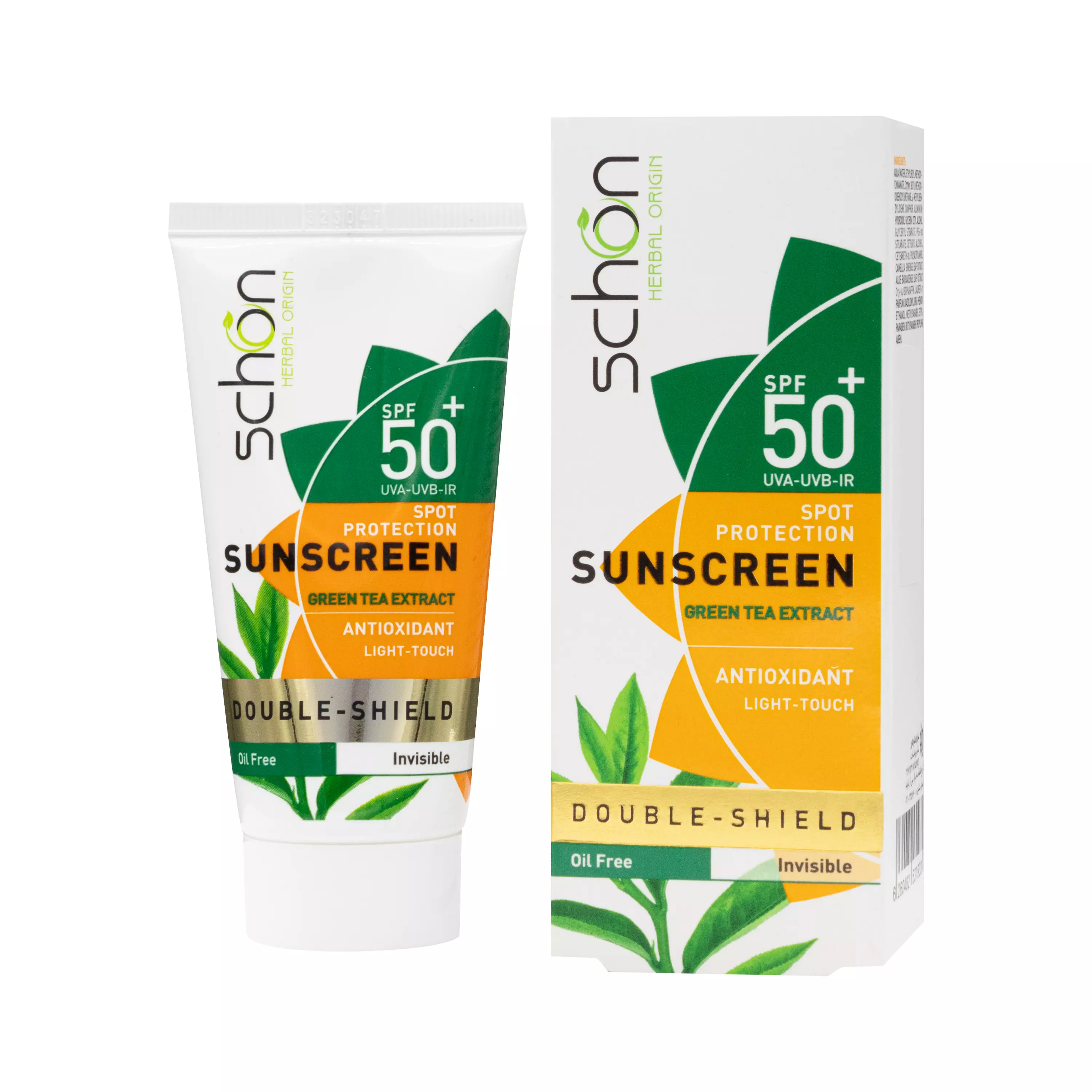 کرم ضد آفتاب دابل شیلد +SPF50 بدون رنگ فاقد چربی شون