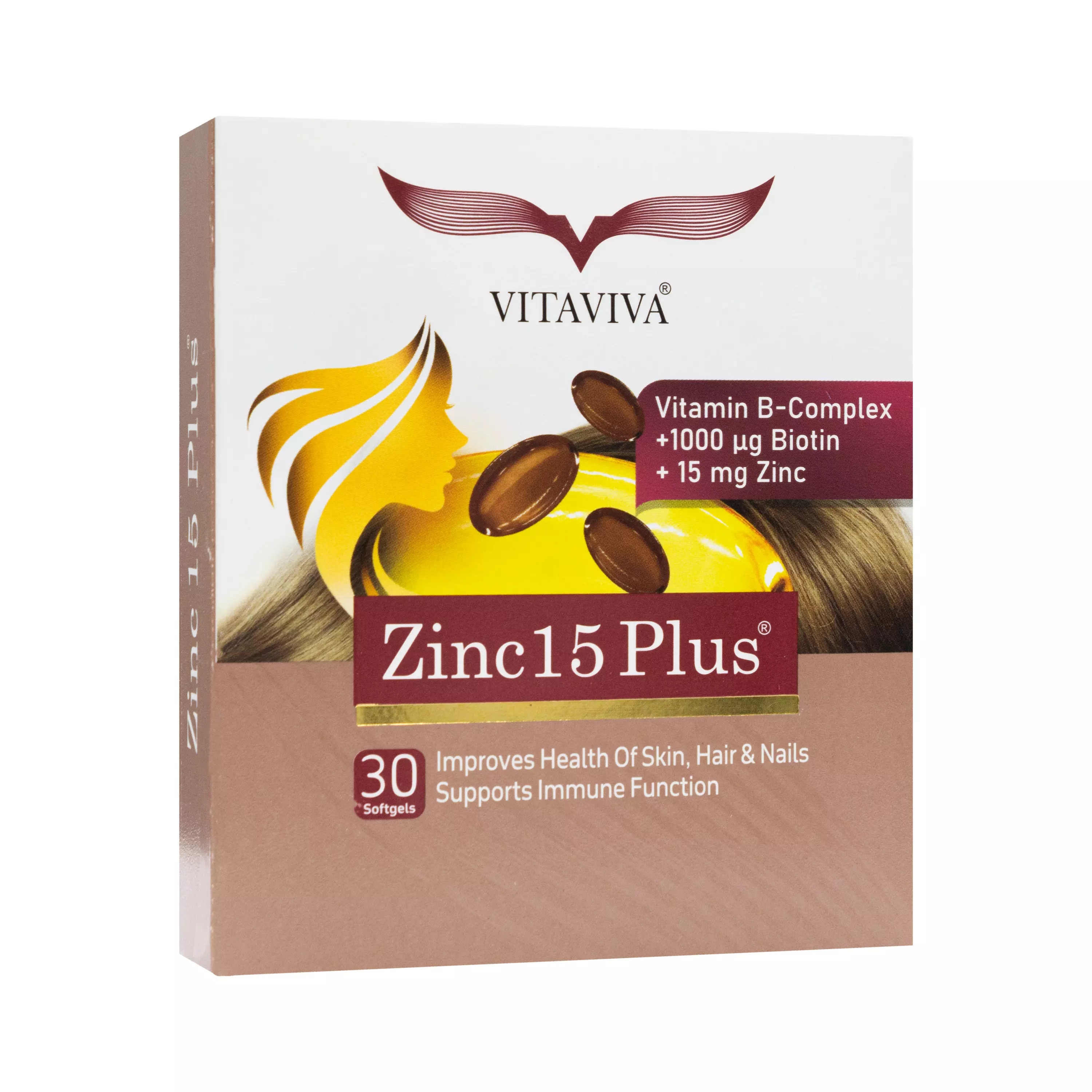 سافت ژل زینک پلاس 15 ویتاویوا گل دارو