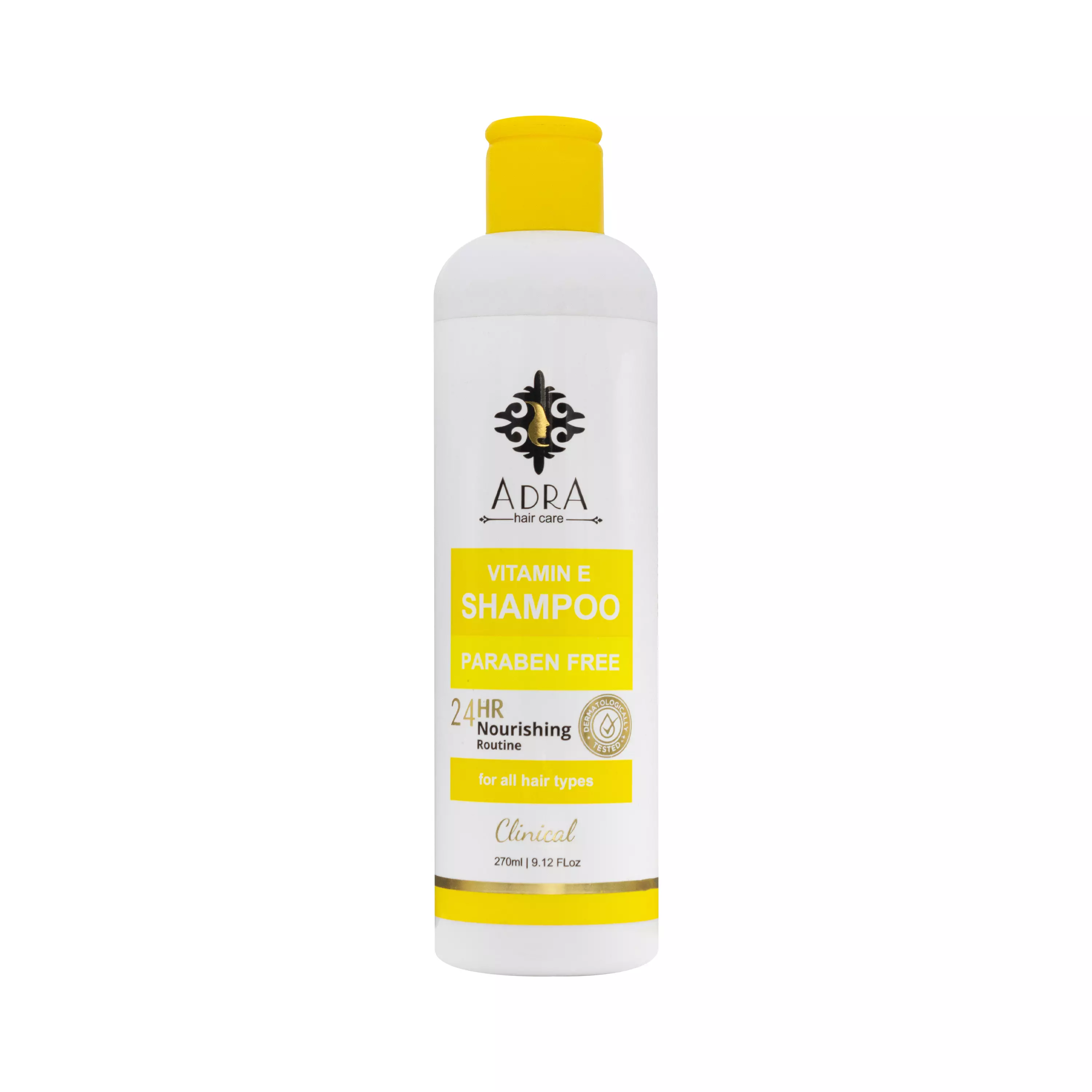 شامپو ویتامین ای 270 میلی لیتر آدرا
