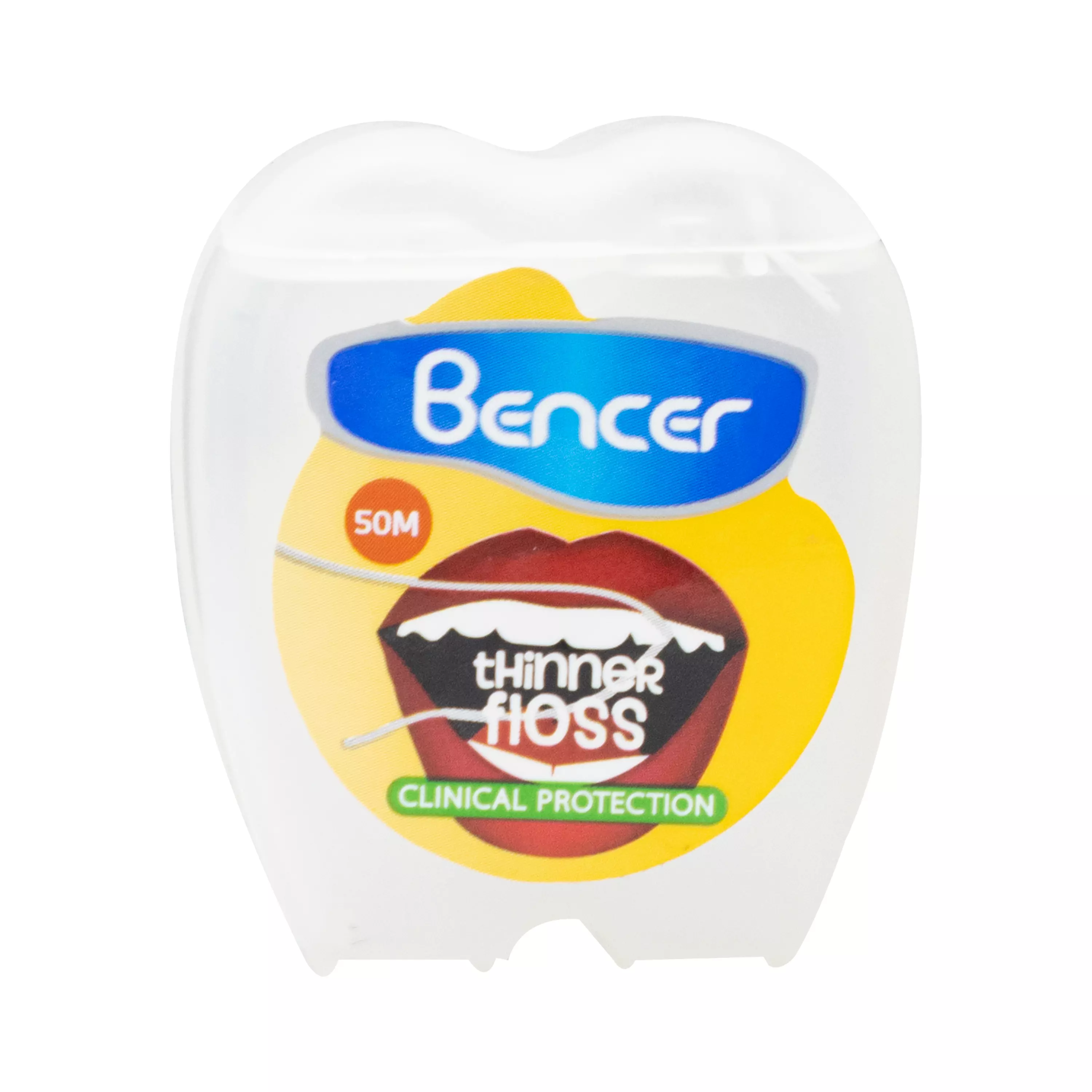 نخ دندان نعنایی نازک تر 50 متری بنسر