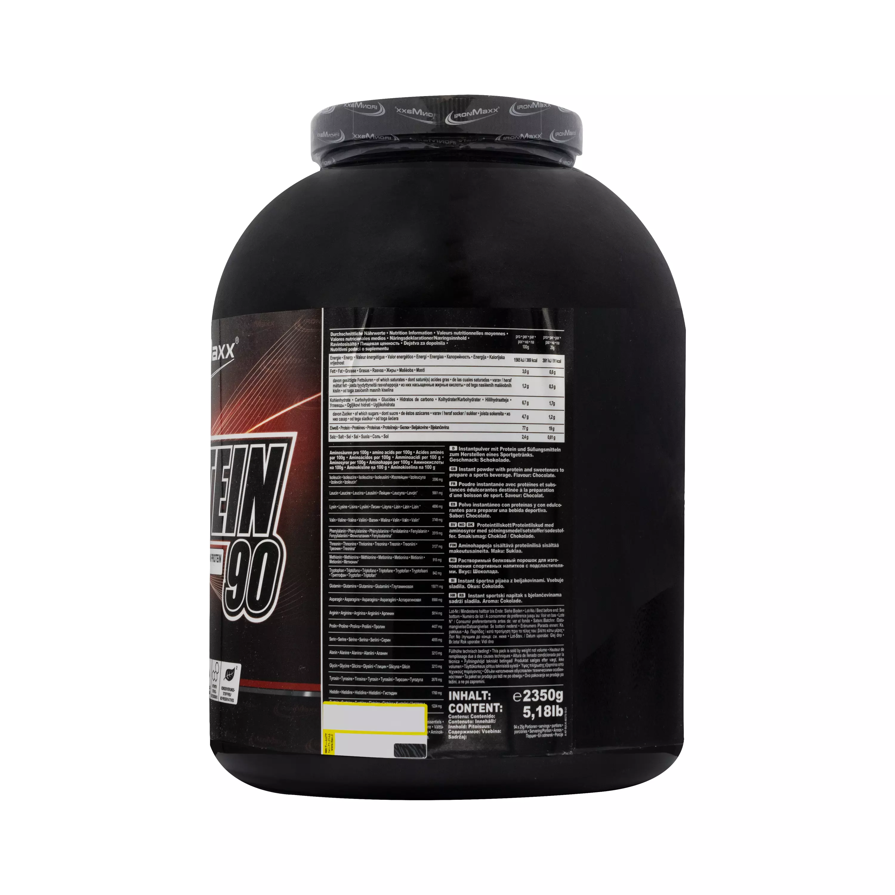 پودر پروتئین 90 شکلاتی 2350 گرمی آیرون مکس