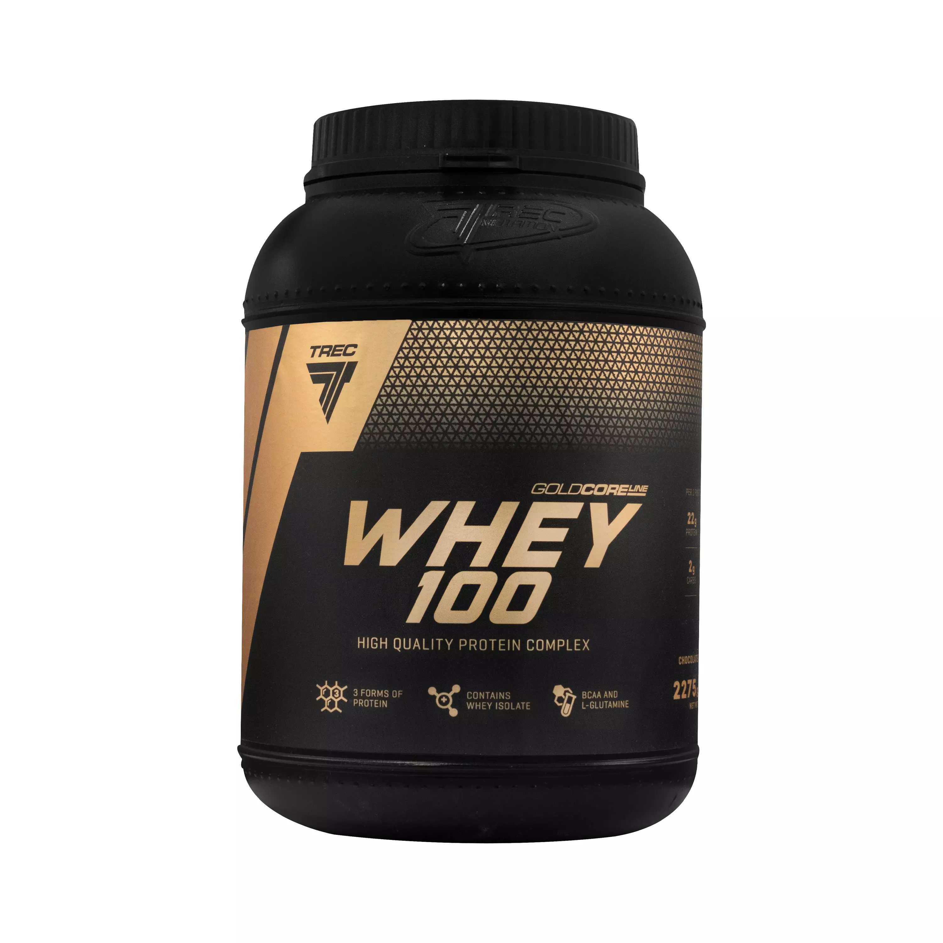 پودر پروتئین وی 100 گلد کر لاین شکلاتی 2275 گرمی ترک نوتریشن