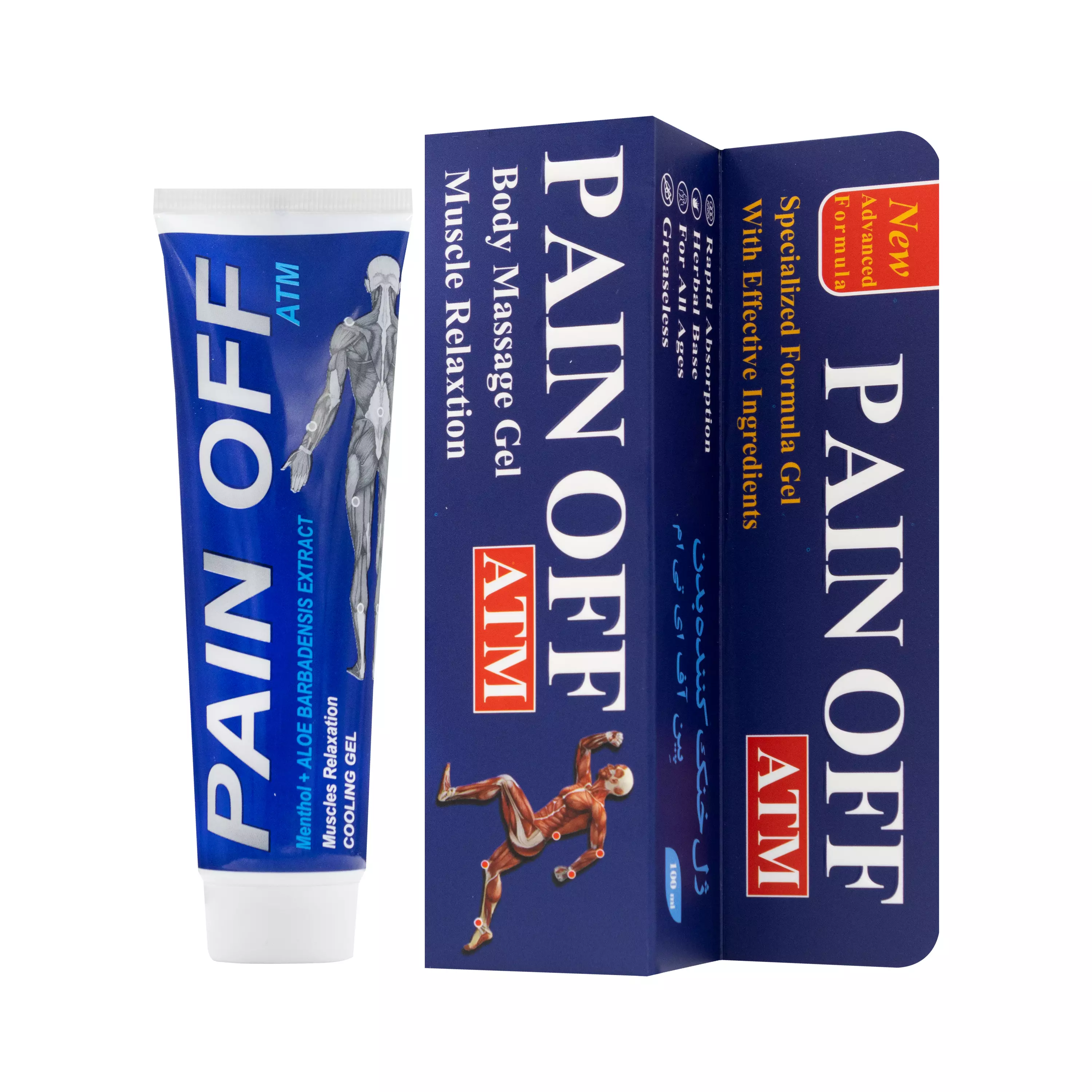 ژل ماساژ مینرال آیس تیوبی پین آف ای تی ام