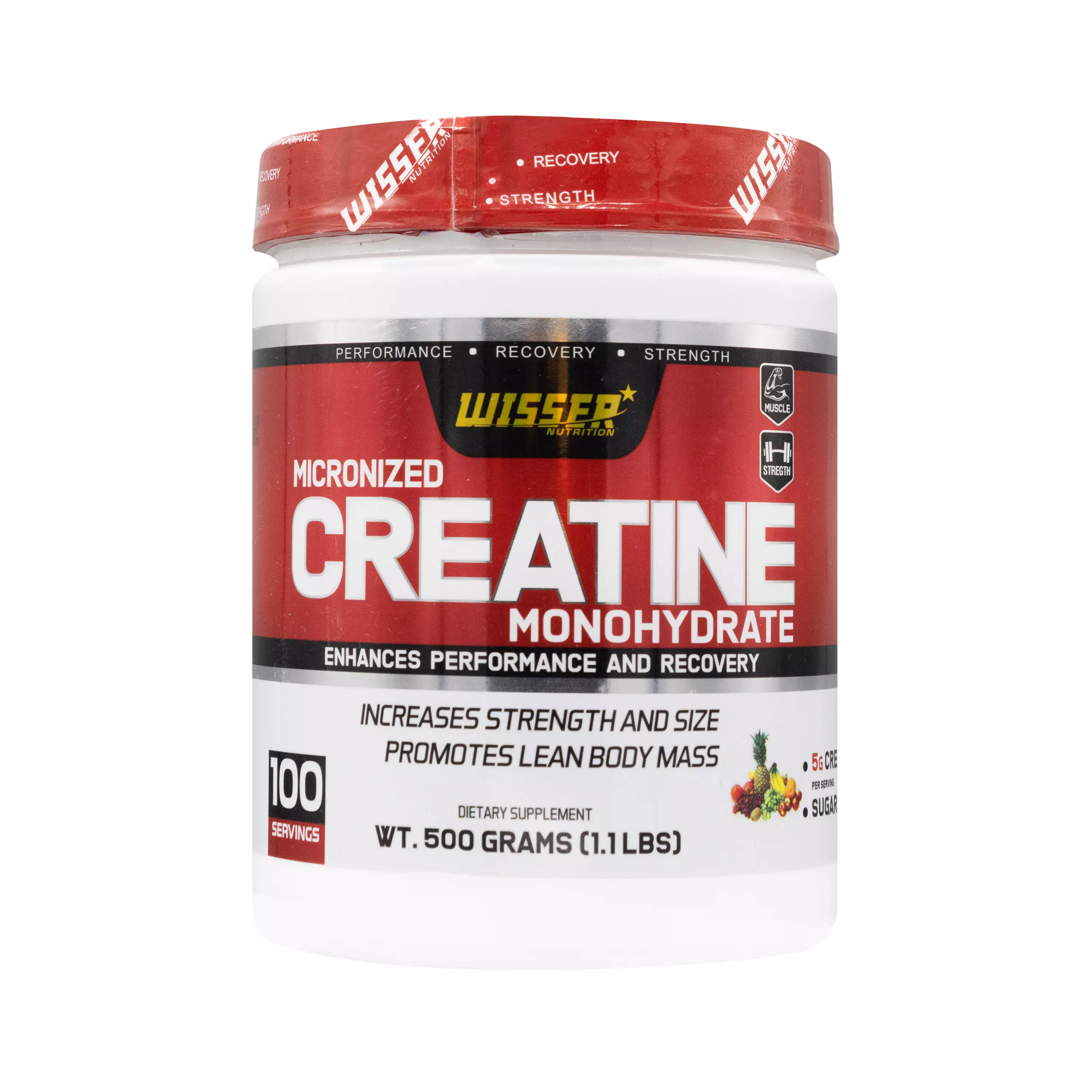 پودر کراتین مونوهیدرات 500 گرمی ویثر