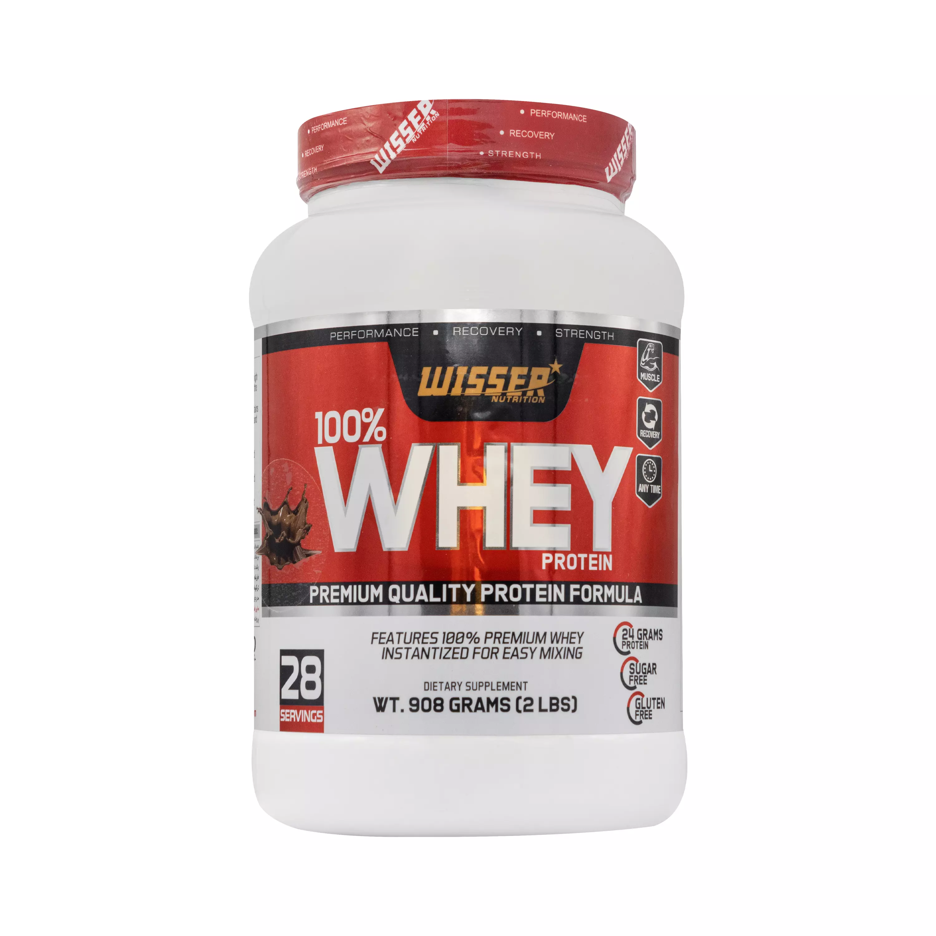 پودر وی پروتئین شکلاتی 908 گرمی ویثر