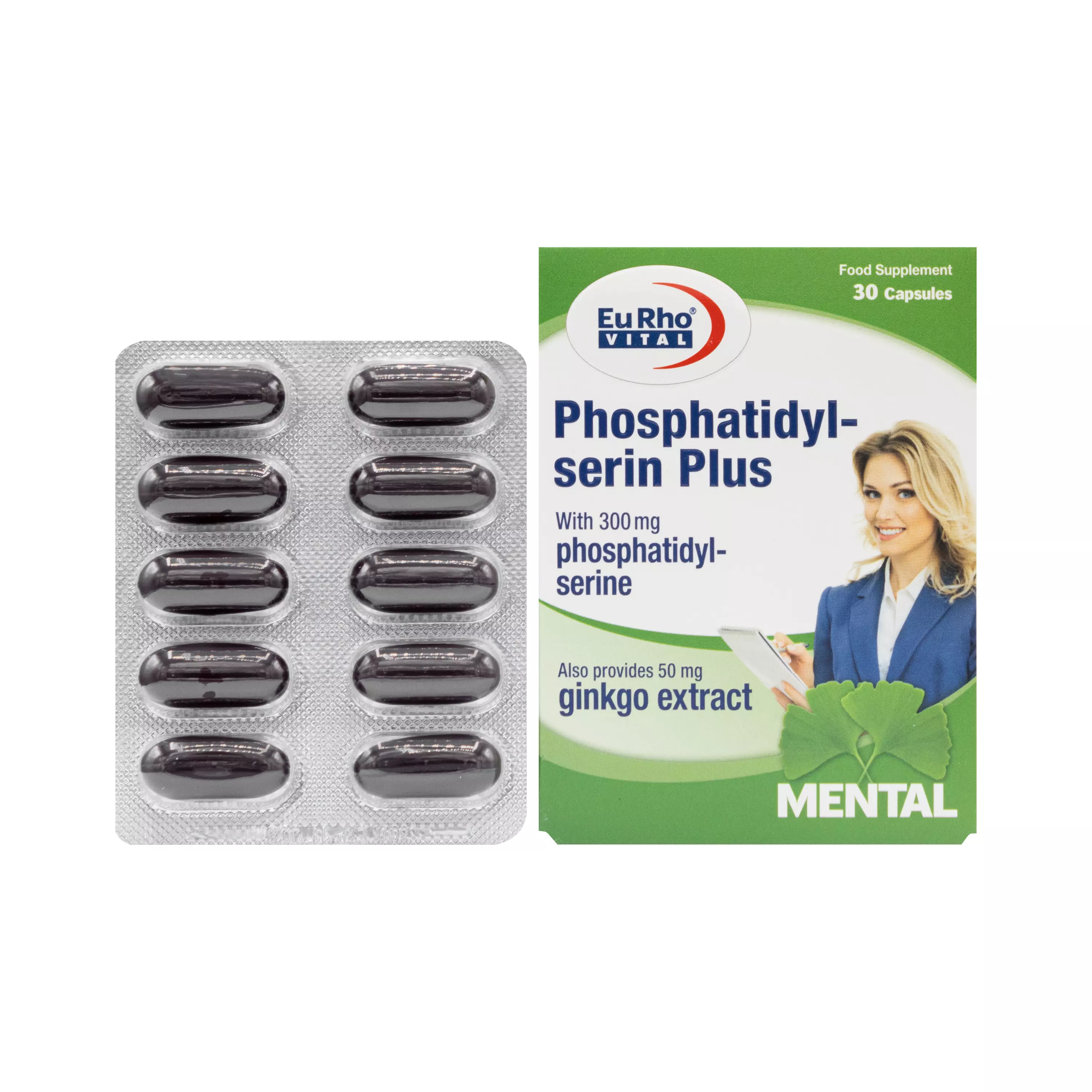 کپسول فسفاتیدیل سرین پلاس یورو ویتال