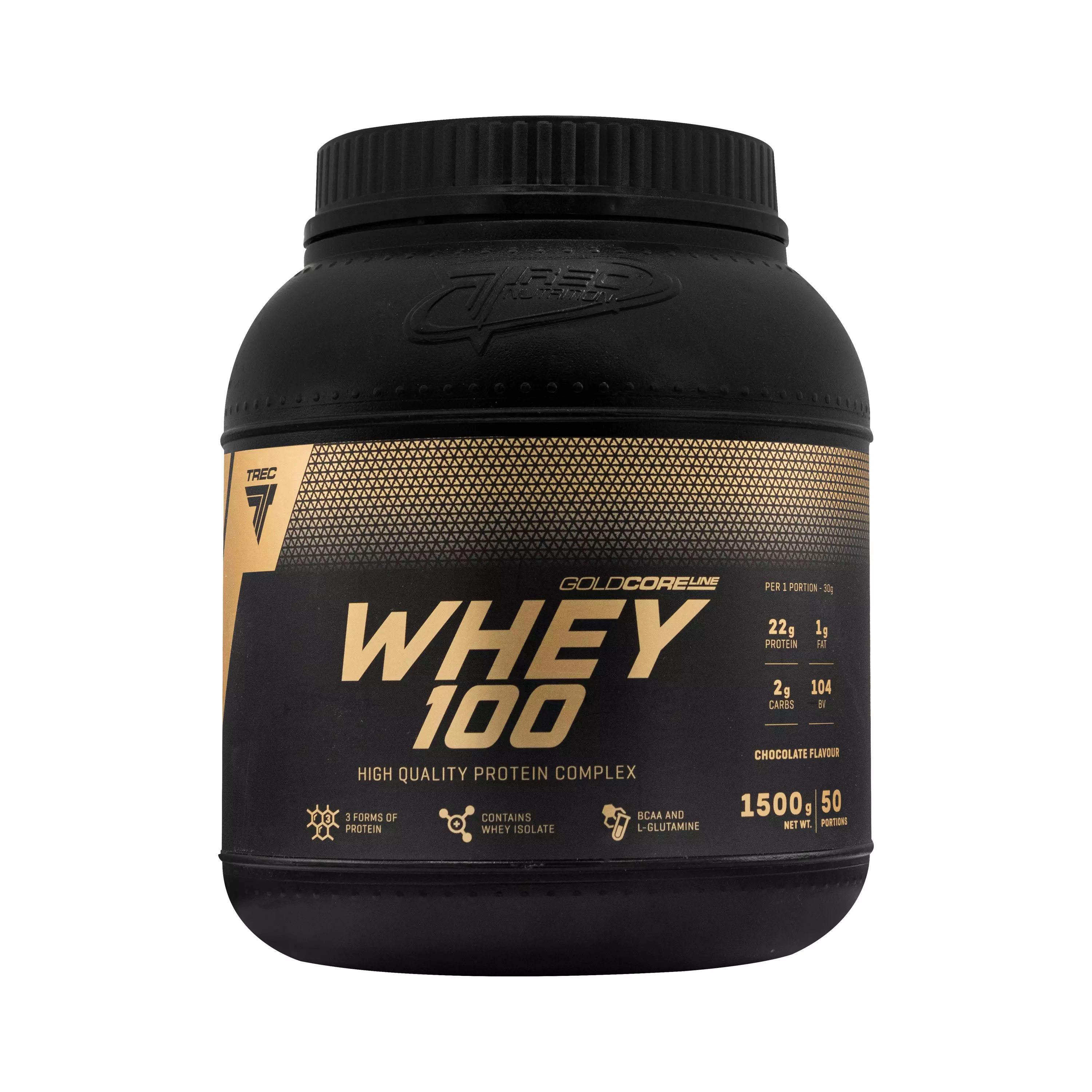 پودر پروتئین وی 100 گلد کر لاین شکلاتی 1500 گرمی ترک نوتریشن