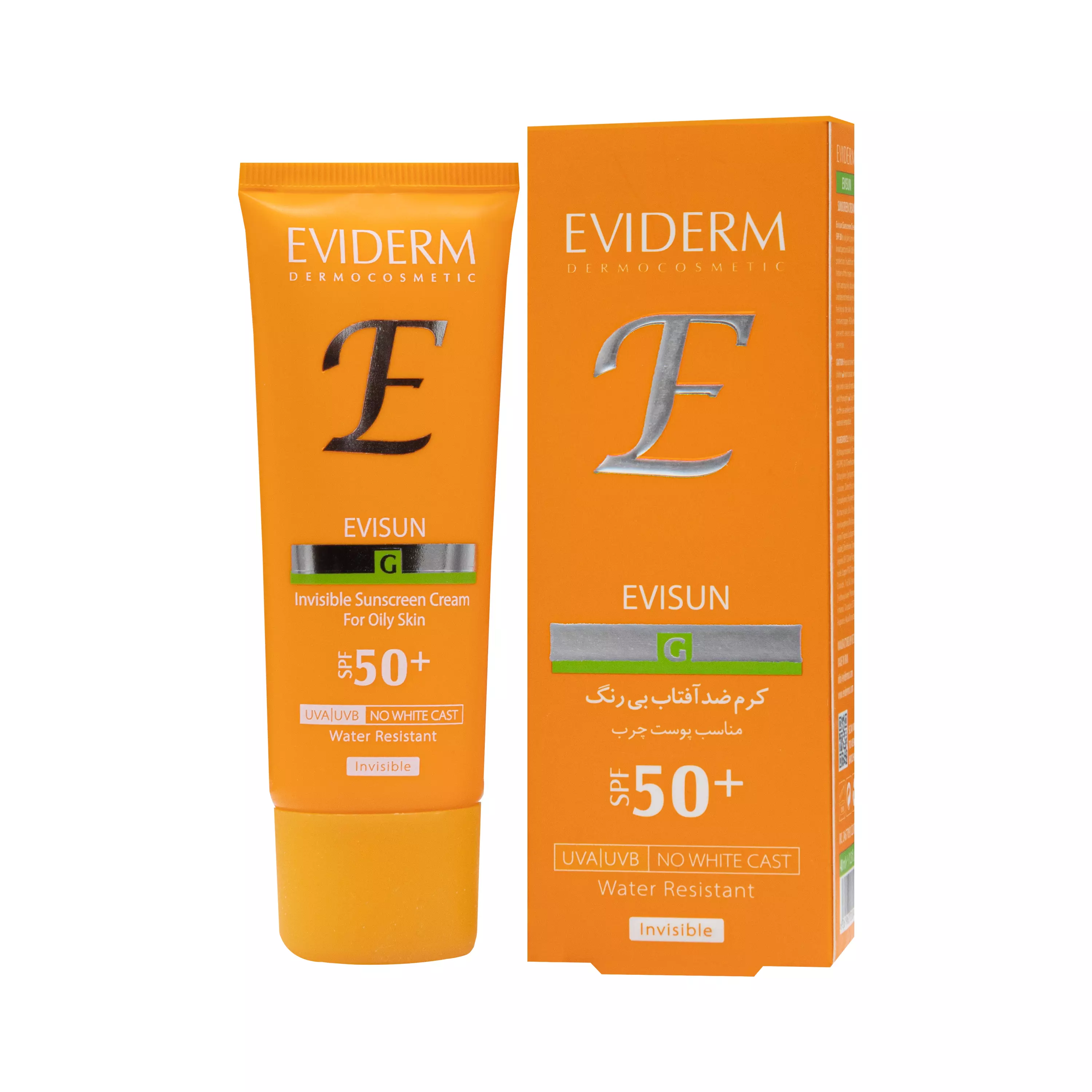 کرم ضد آفتاب SPF50 اوی سان بی رنگ پوست چرب اویدرم