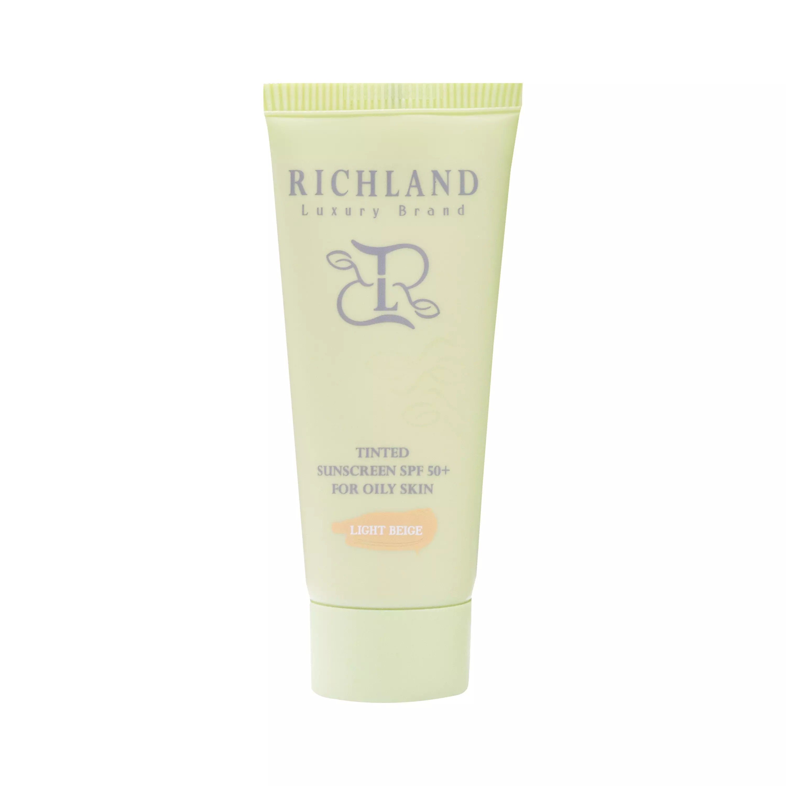 ضد آفتاب رنگی +spf50 پوست چرب بژ روشن ریچلند