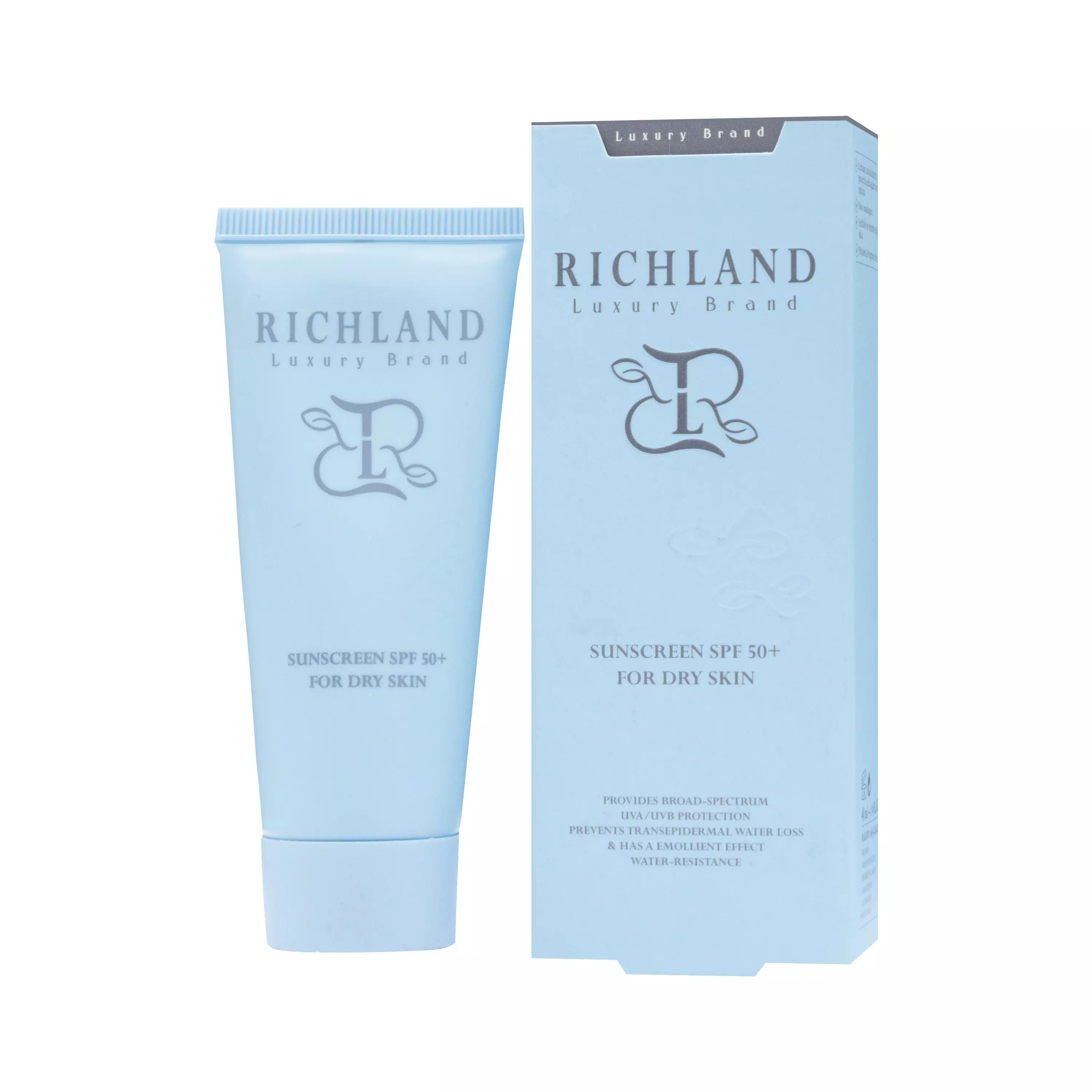 کرم ضد آفتاب بی رنگ +SPF50 پوست خشک ریچلند