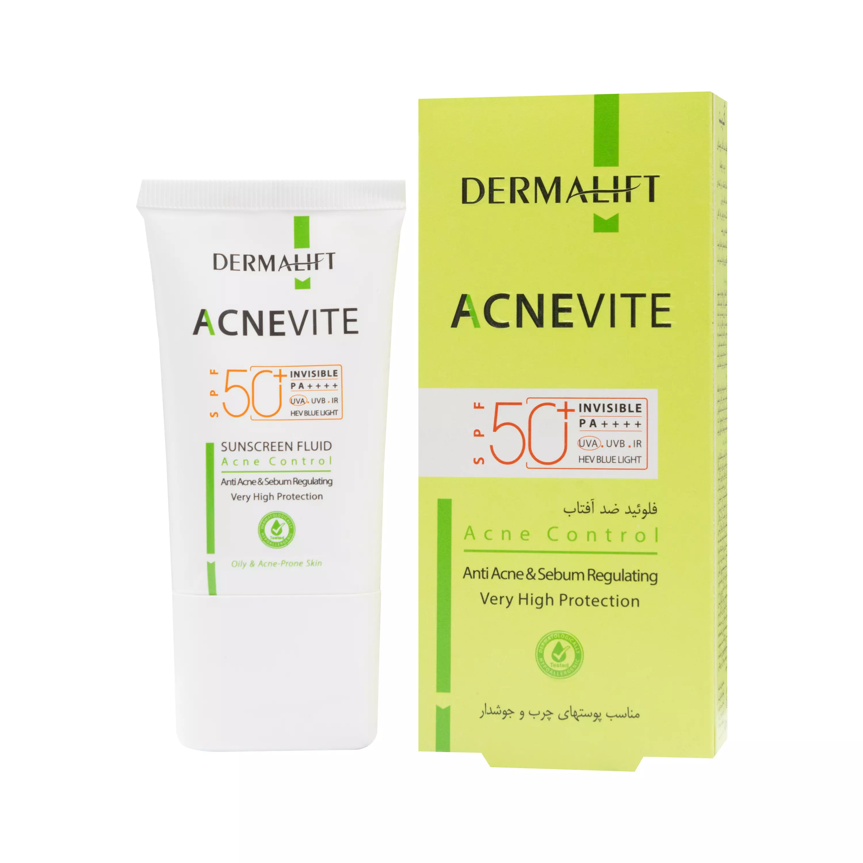 فلوئید ضد آفتاب آکنویت +SPF50 درمالیفت