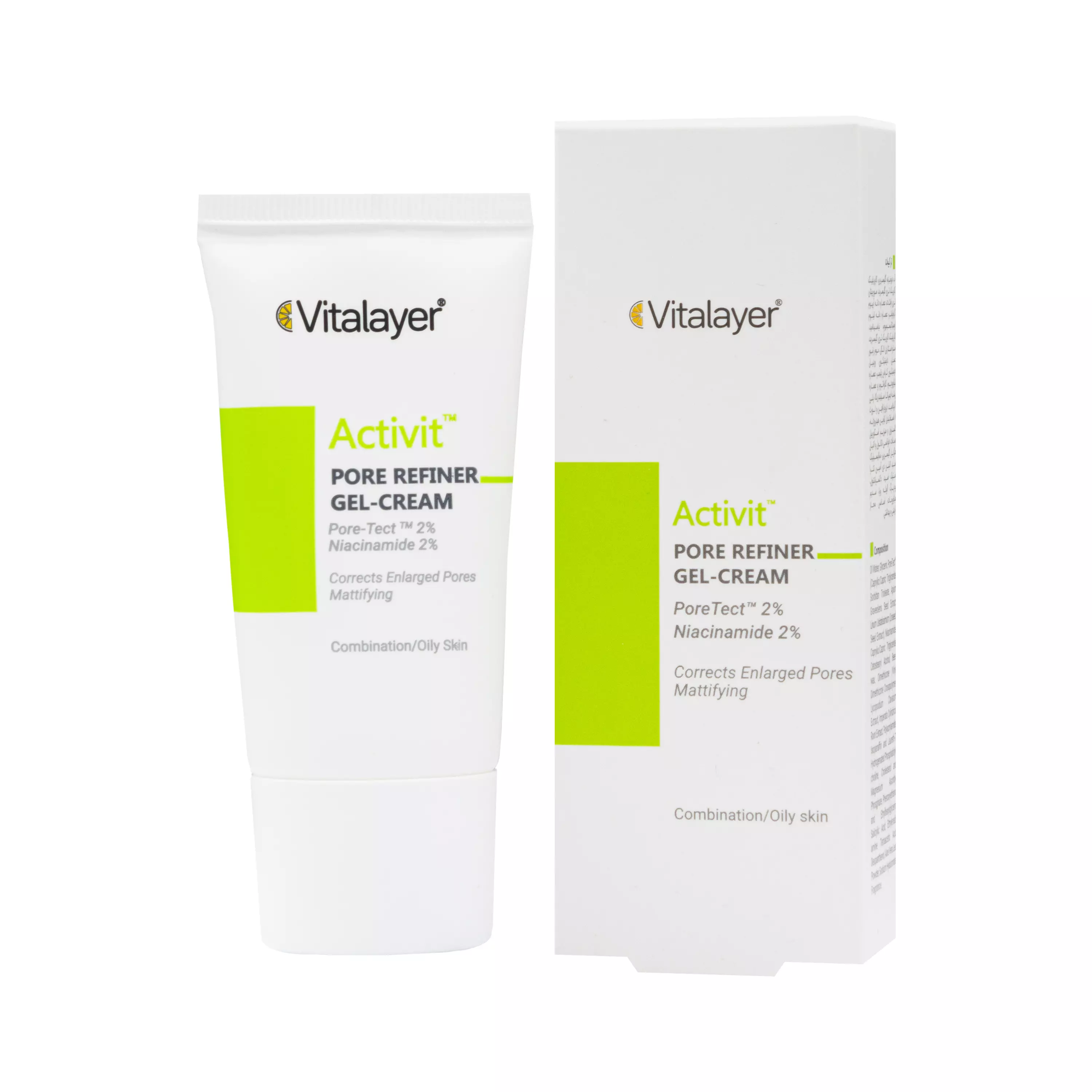 کرم ژل جمع کننده منافذ باز اکتی ویت ویتالیر