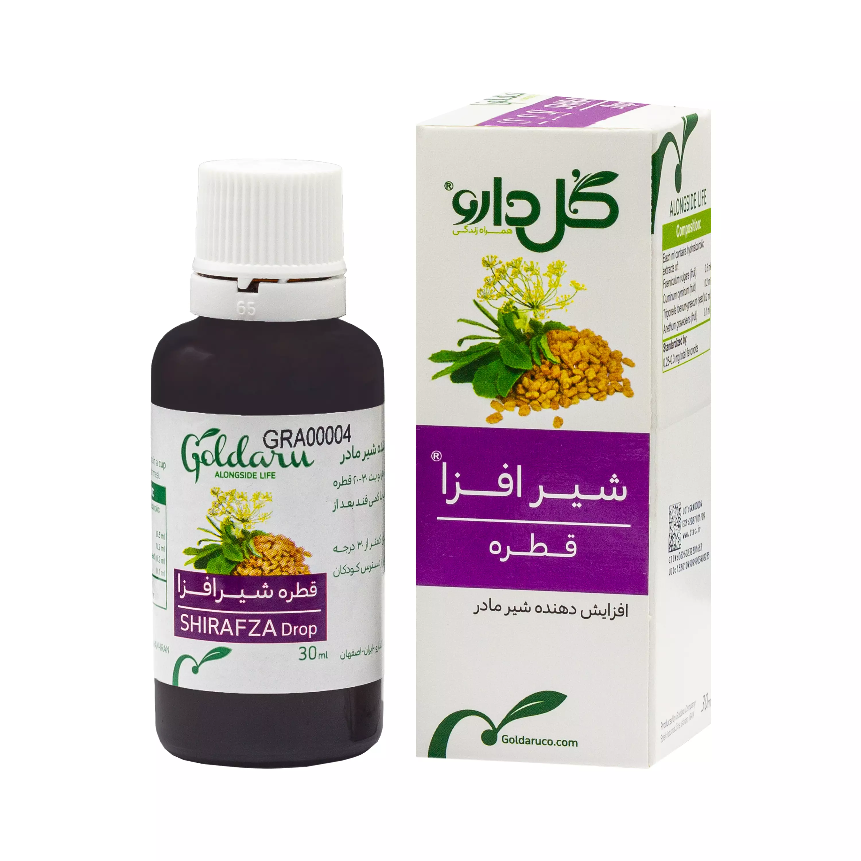 قطره شیرافزا گل دارو