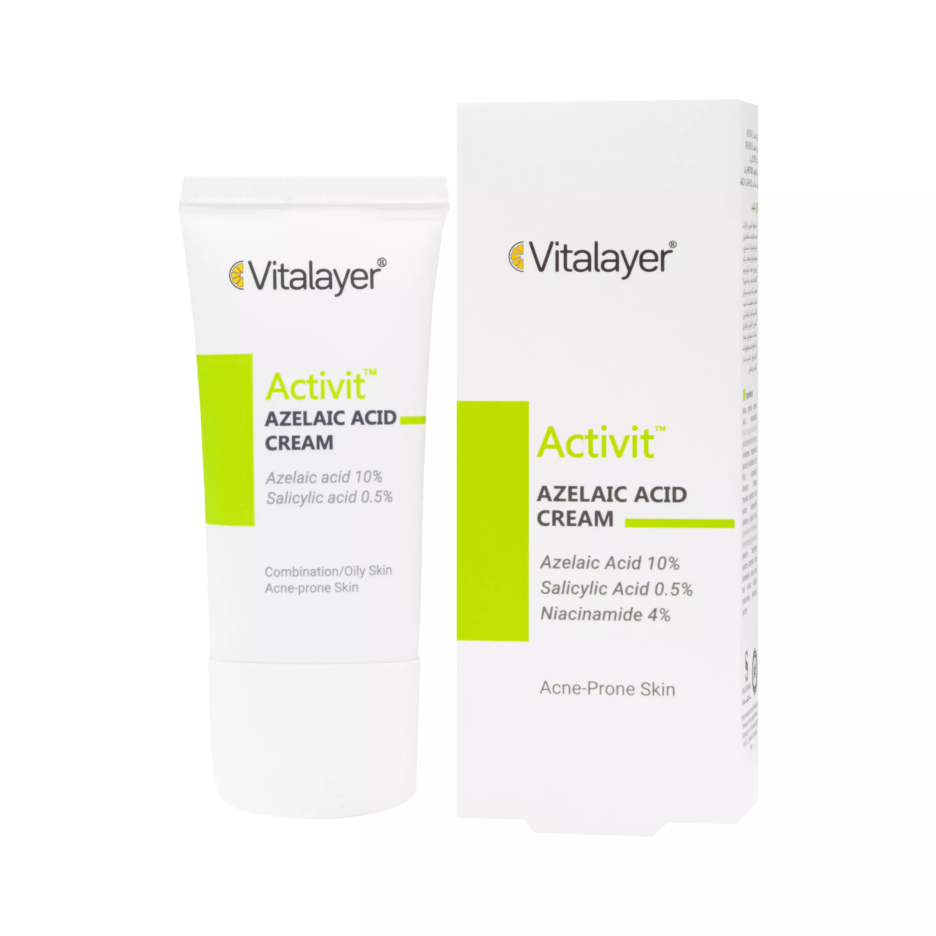 کرم آزلائیک اسید 10درصد اکتی ویت ویتالیر