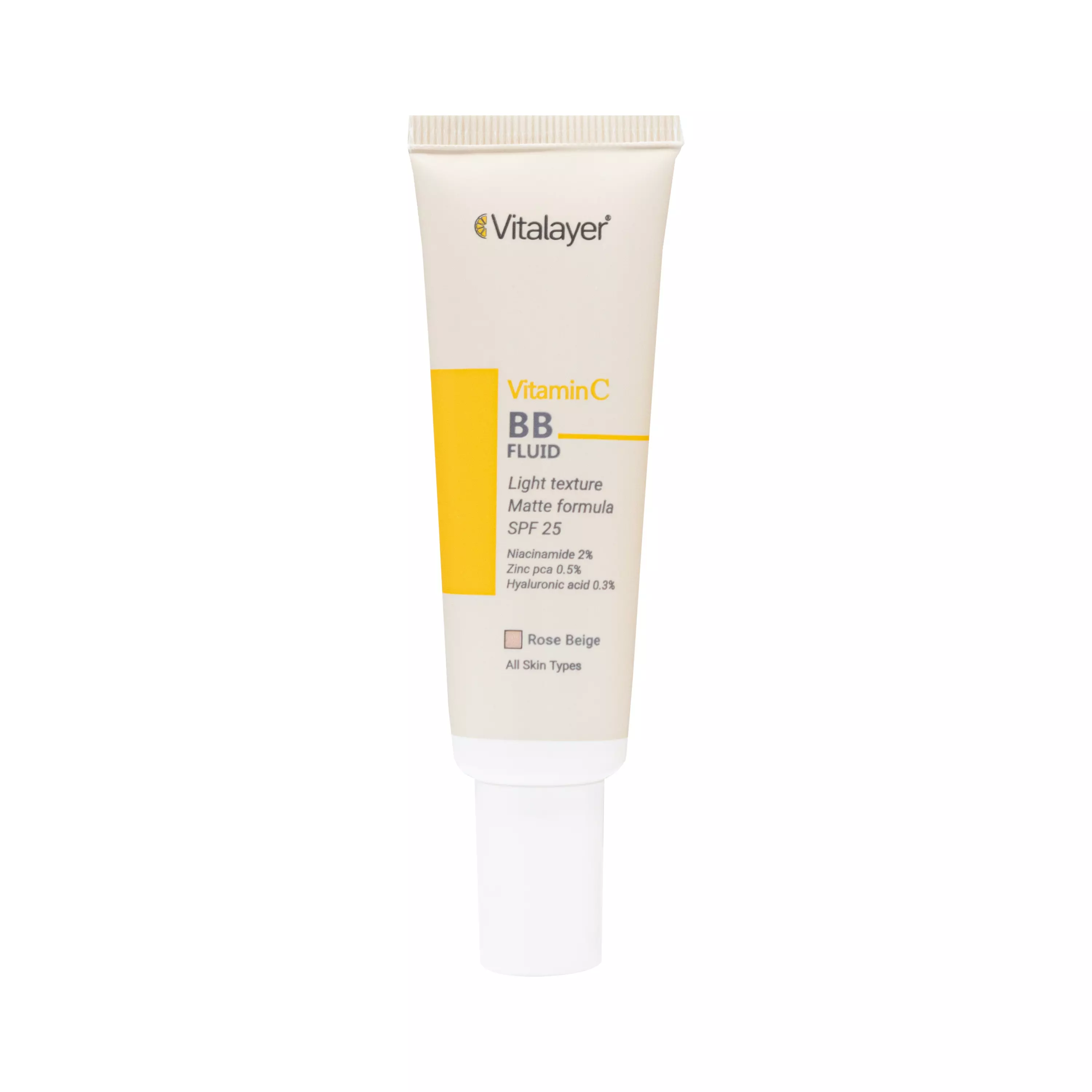 بی بی فلوئید ویتامین سی رنگ رز بژ ویتالیر