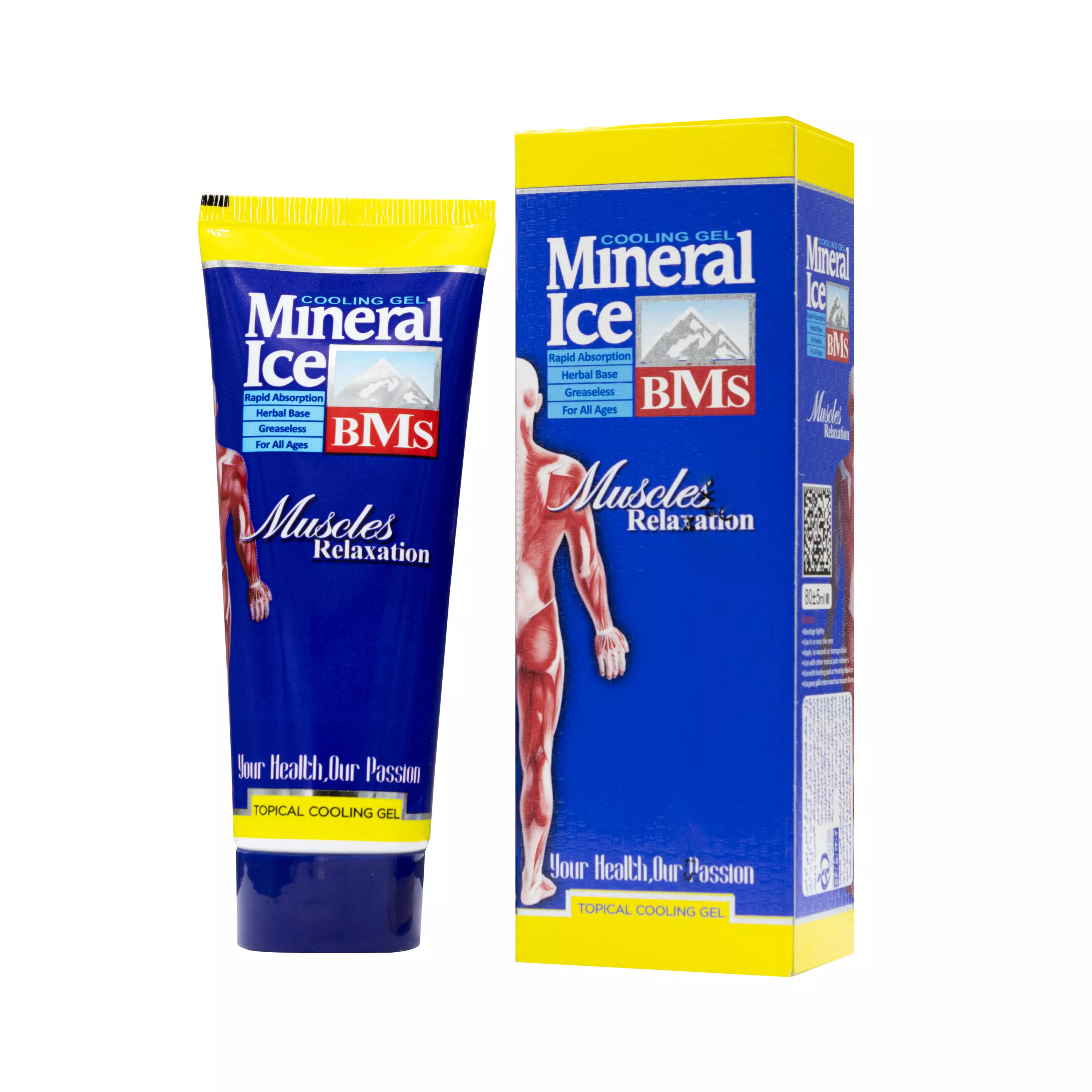 ژل ضد درد مینرال آیس تیوپی بی ام اس