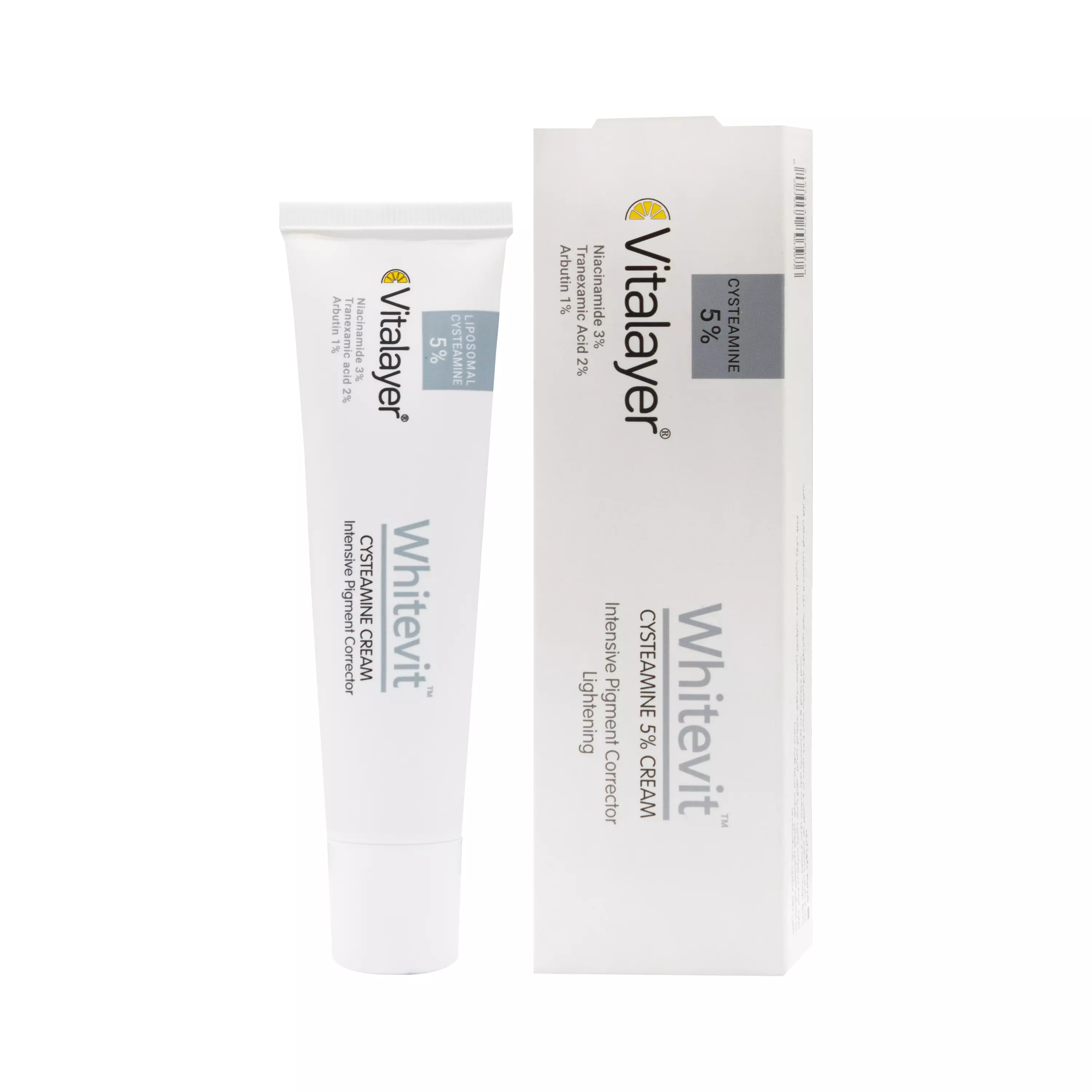 کرم ضدلک قوی سیستئامین 5درصد وایت ویت ویتالیر