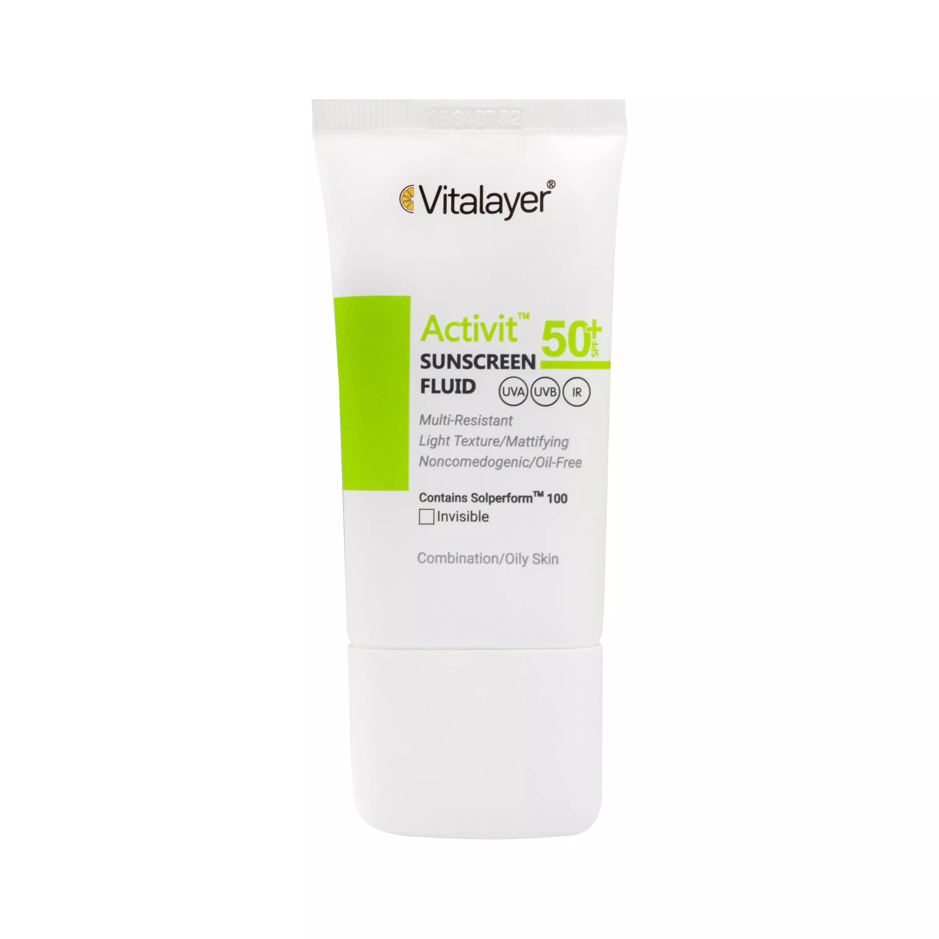 فلوئید ضد آفتاب +spf50 بی رنگ اکتی ویت ویتالیر